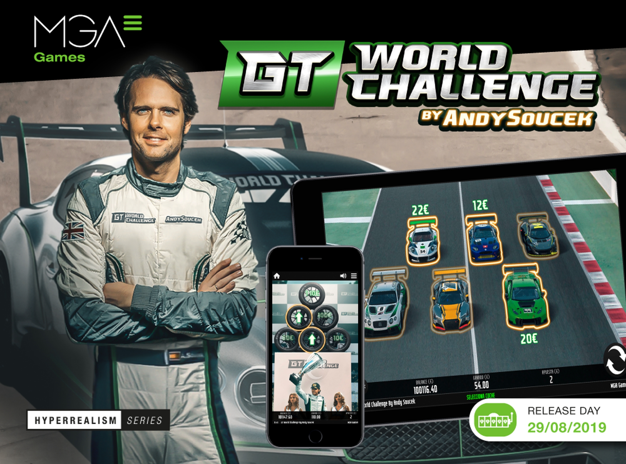 The GT World Challenge by Andy Soucek Online Slot Demo Game by MGA