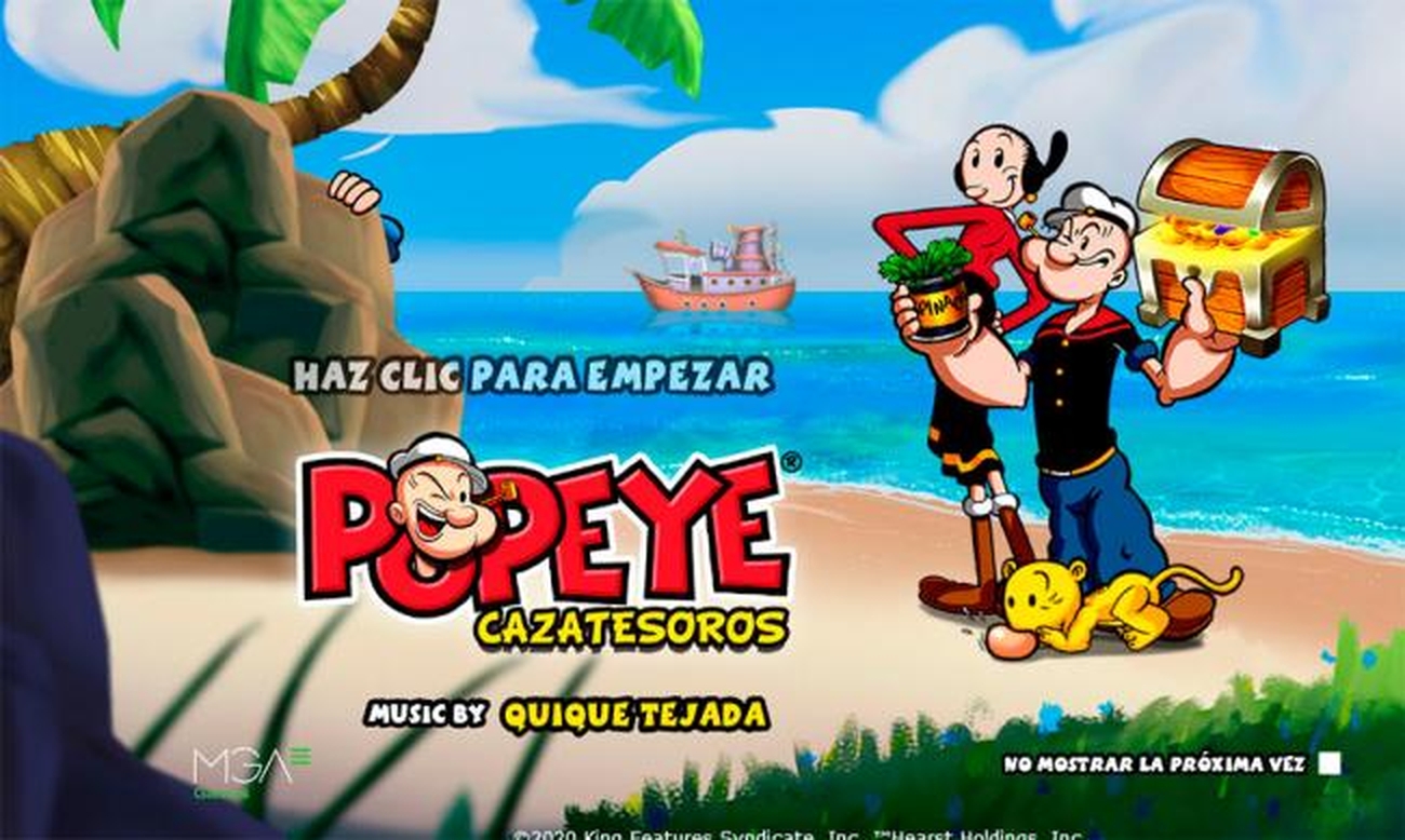 The Popeye Cazatesoros Online Slot Demo Game by MGA