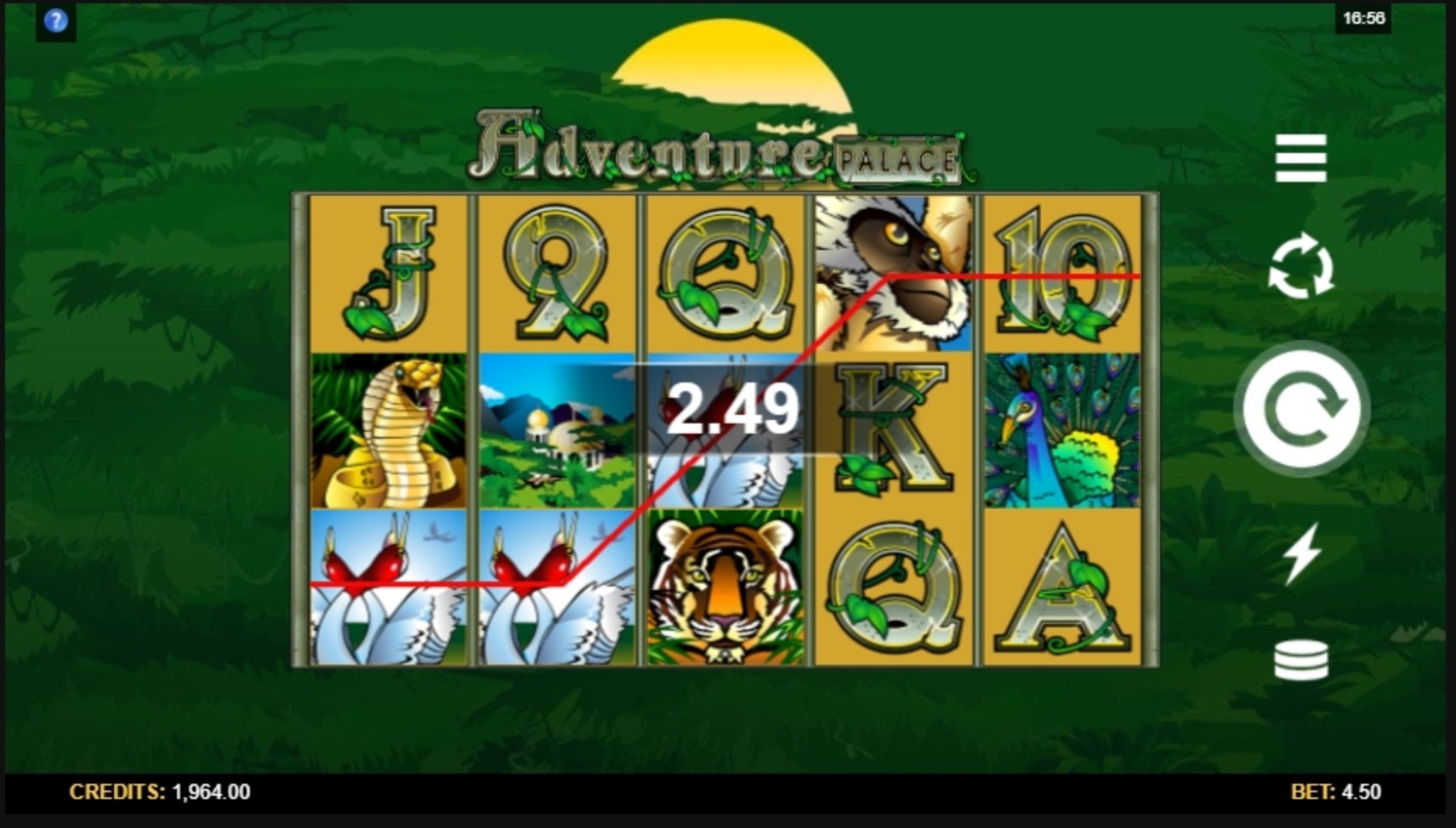 Win Money in Adventure Palace Free Slot Game by Microgaming