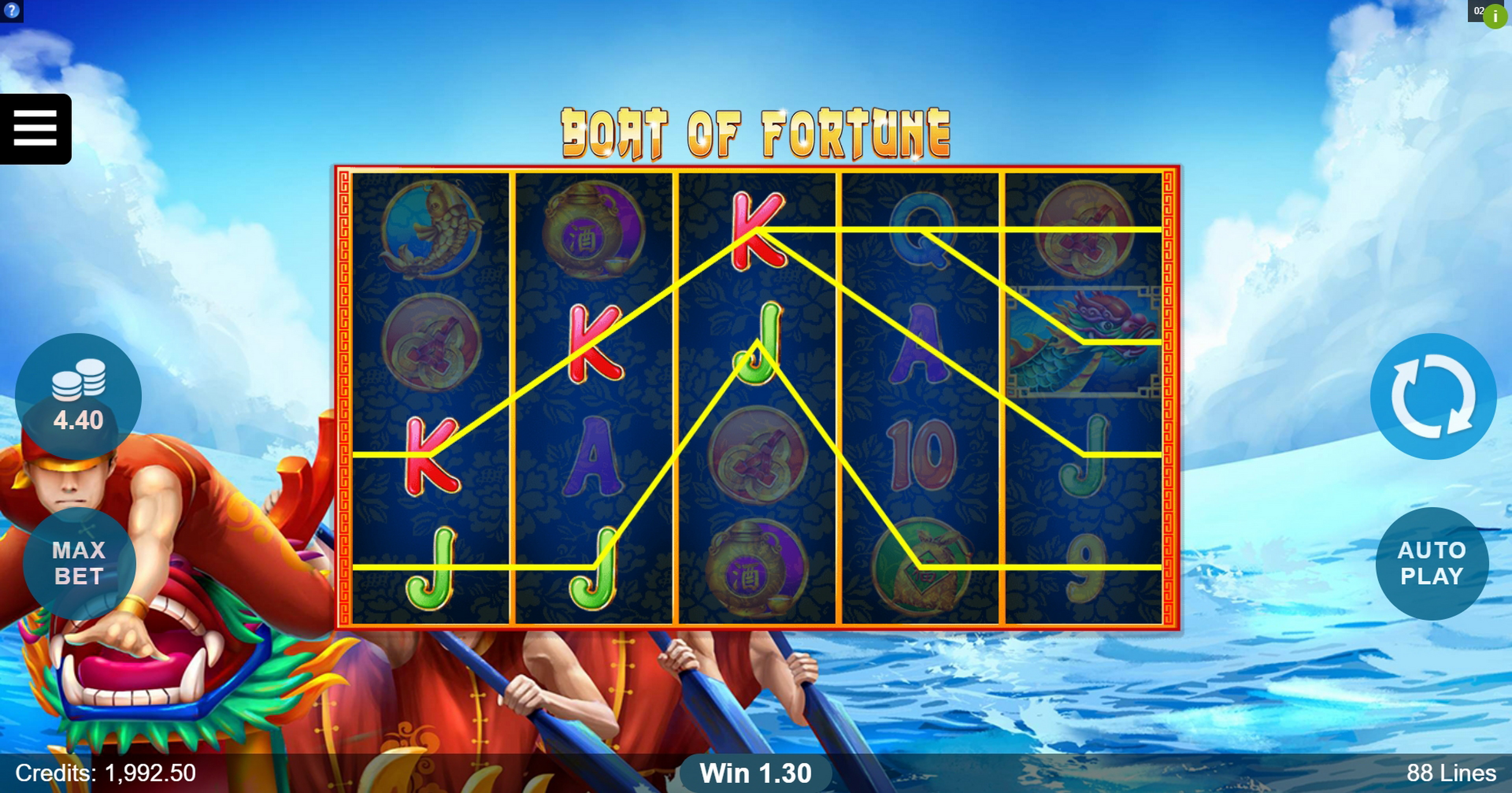 Win Money in Boat of Fortune Free Slot Game by Microgaming