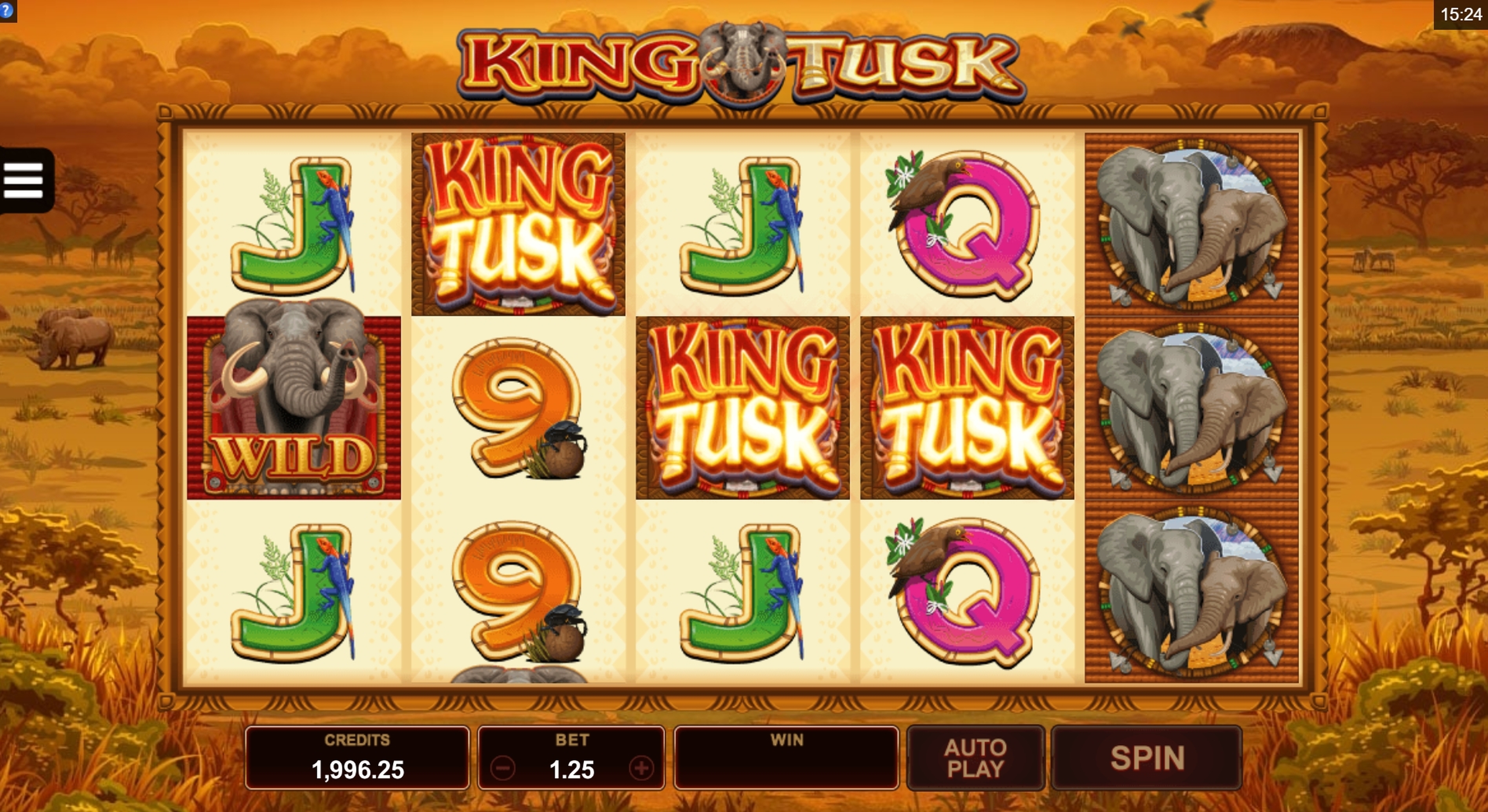 Win Money in King Tusk Free Slot Game by Microgaming