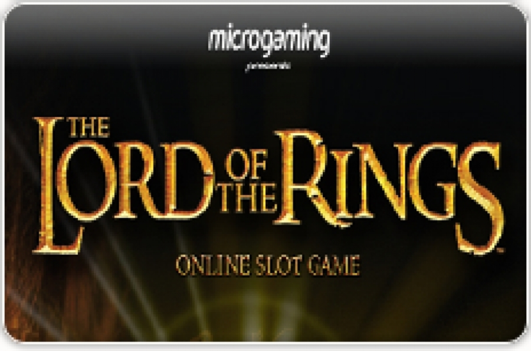 Lord of the Rings Jackpot demo