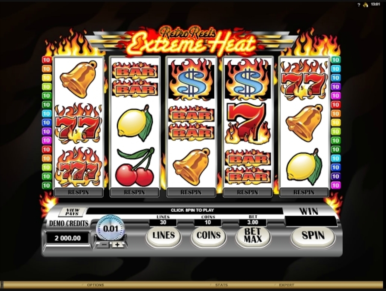 Reels in Retro Reels: Extreme Heat Slot Game by Microgaming