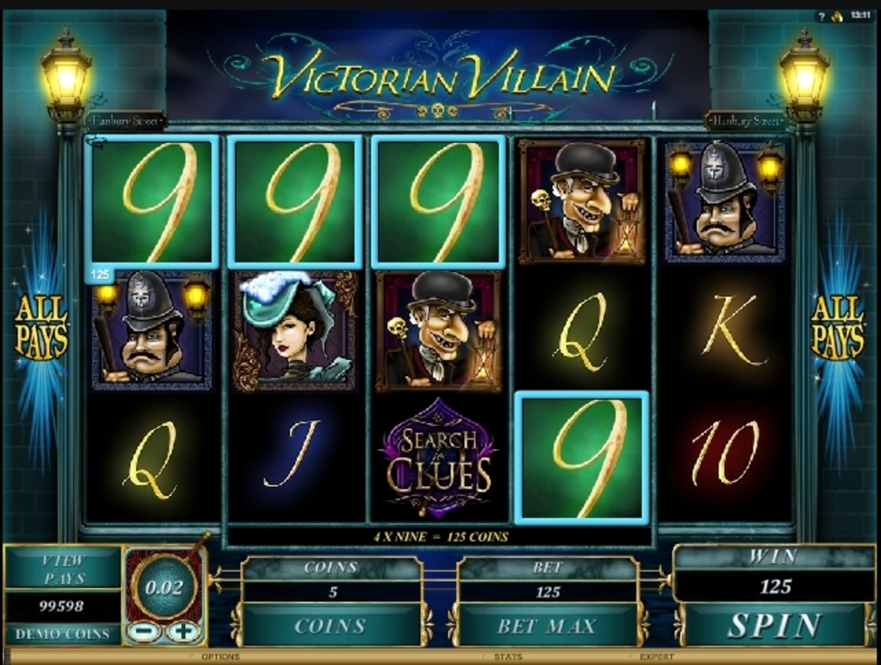 Win Money in Victorian Villain Free Slot Game by Microgaming