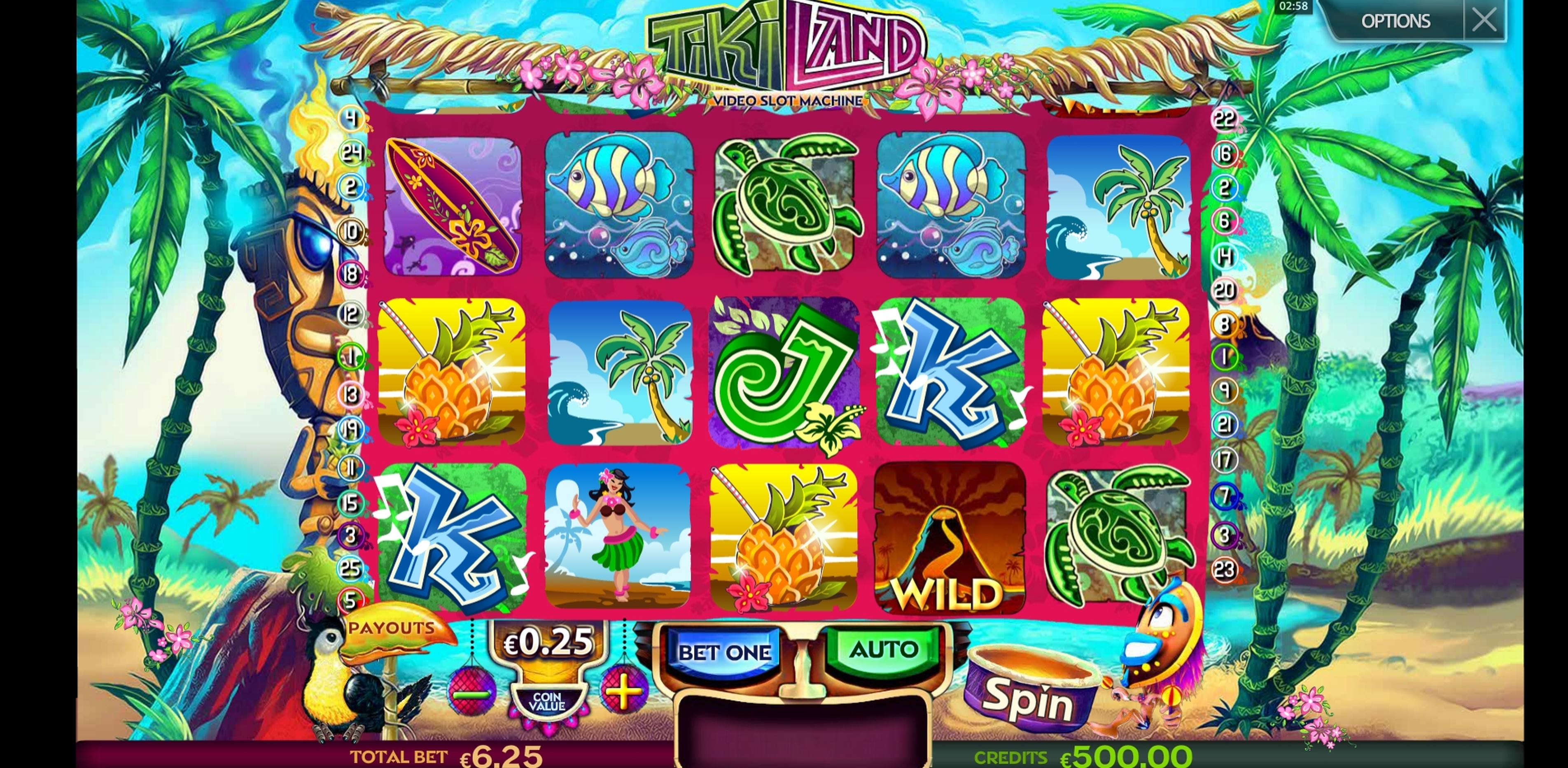Reels in Tiki Land Slot Game by Multislot