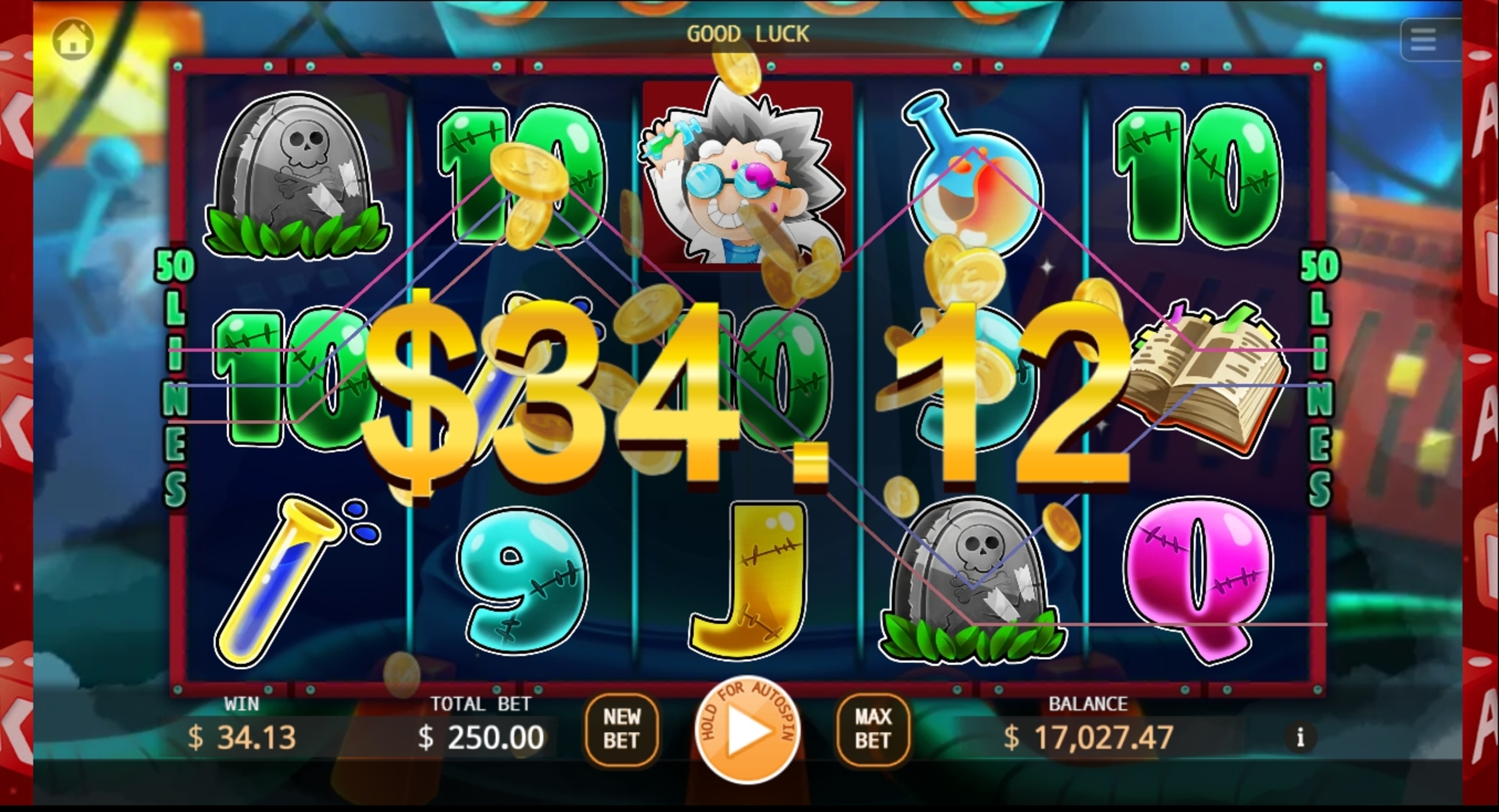 Win Money in Frankenstein Free Slot Game by NetEnt