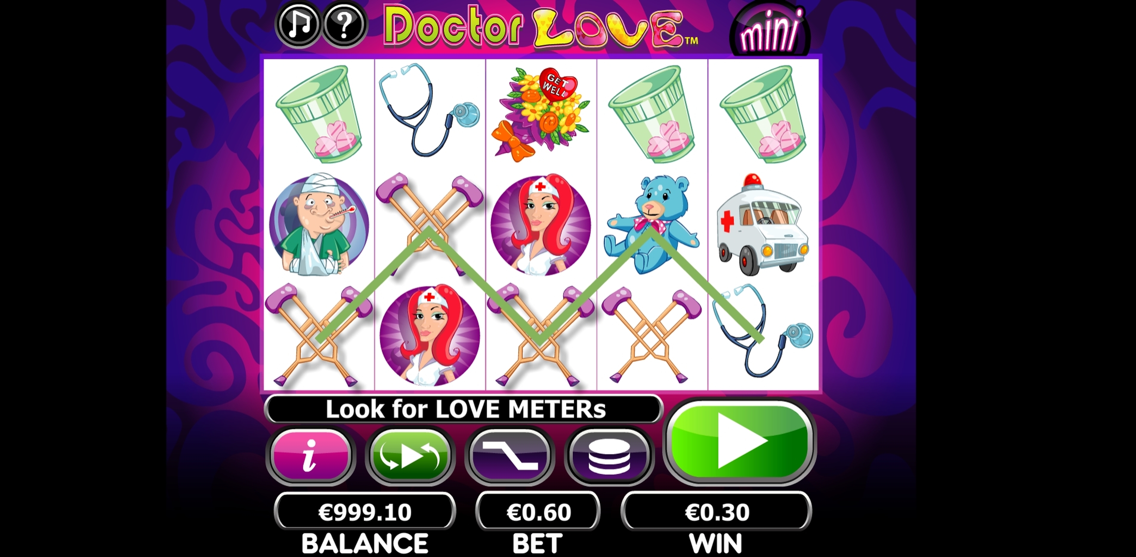 Win Money in Doctor Love Mini Free Slot Game by NextGen Gaming