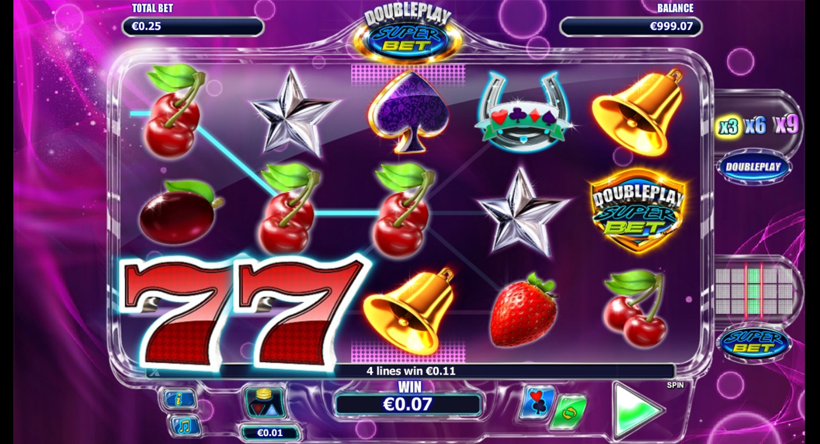 Win Money in Double Play SuperBet Free Slot Game by NextGen Gaming