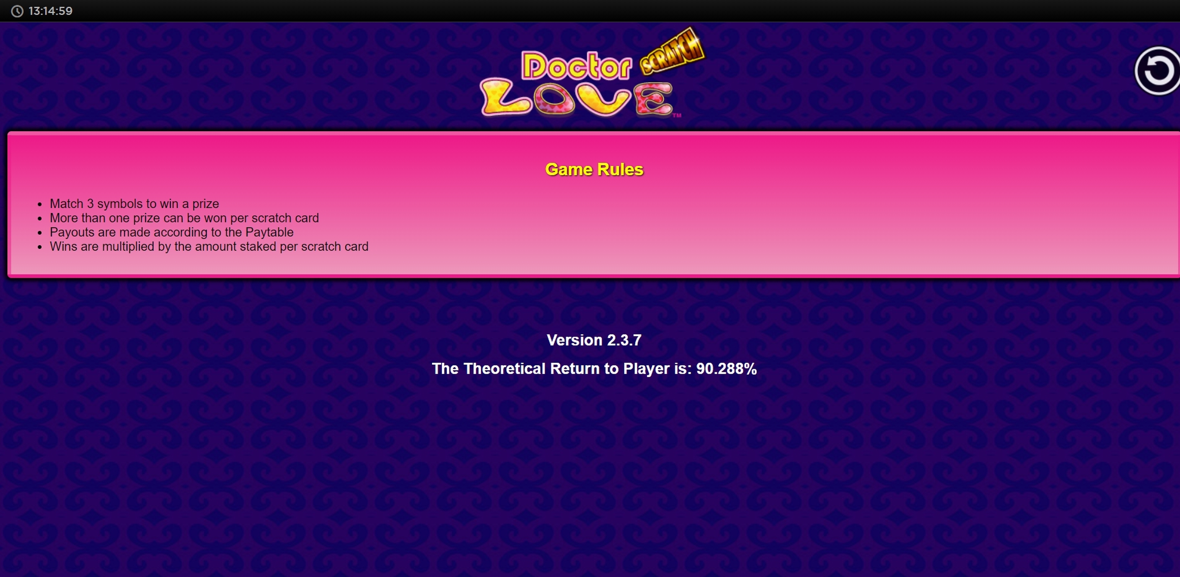 Info of Scratch Dr Love Slot Game by NextGen Gaming