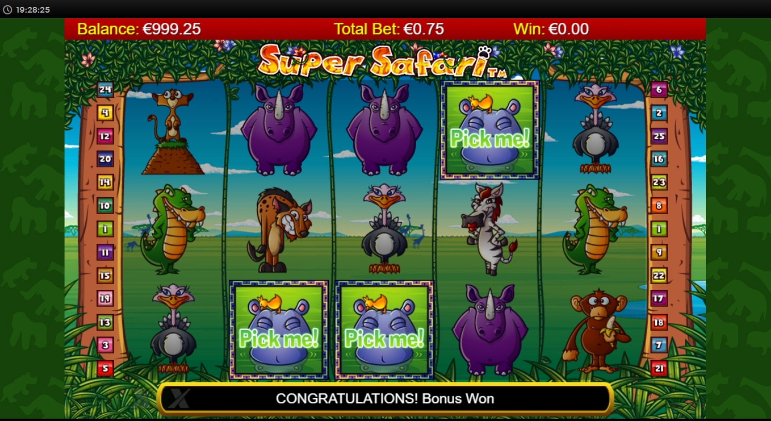 Win Money in Super Safari Free Slot Game by NextGen Gaming