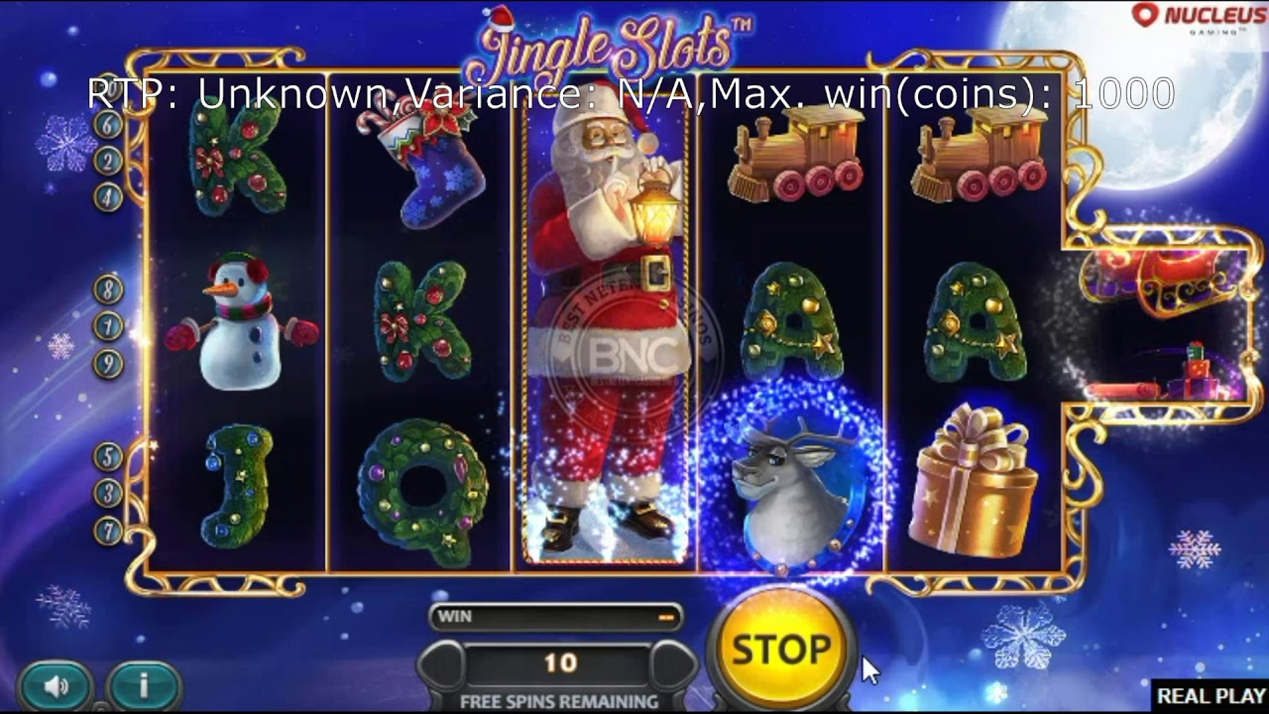 The Jingle Slots Online Slot Demo Game by Nucleus Gaming