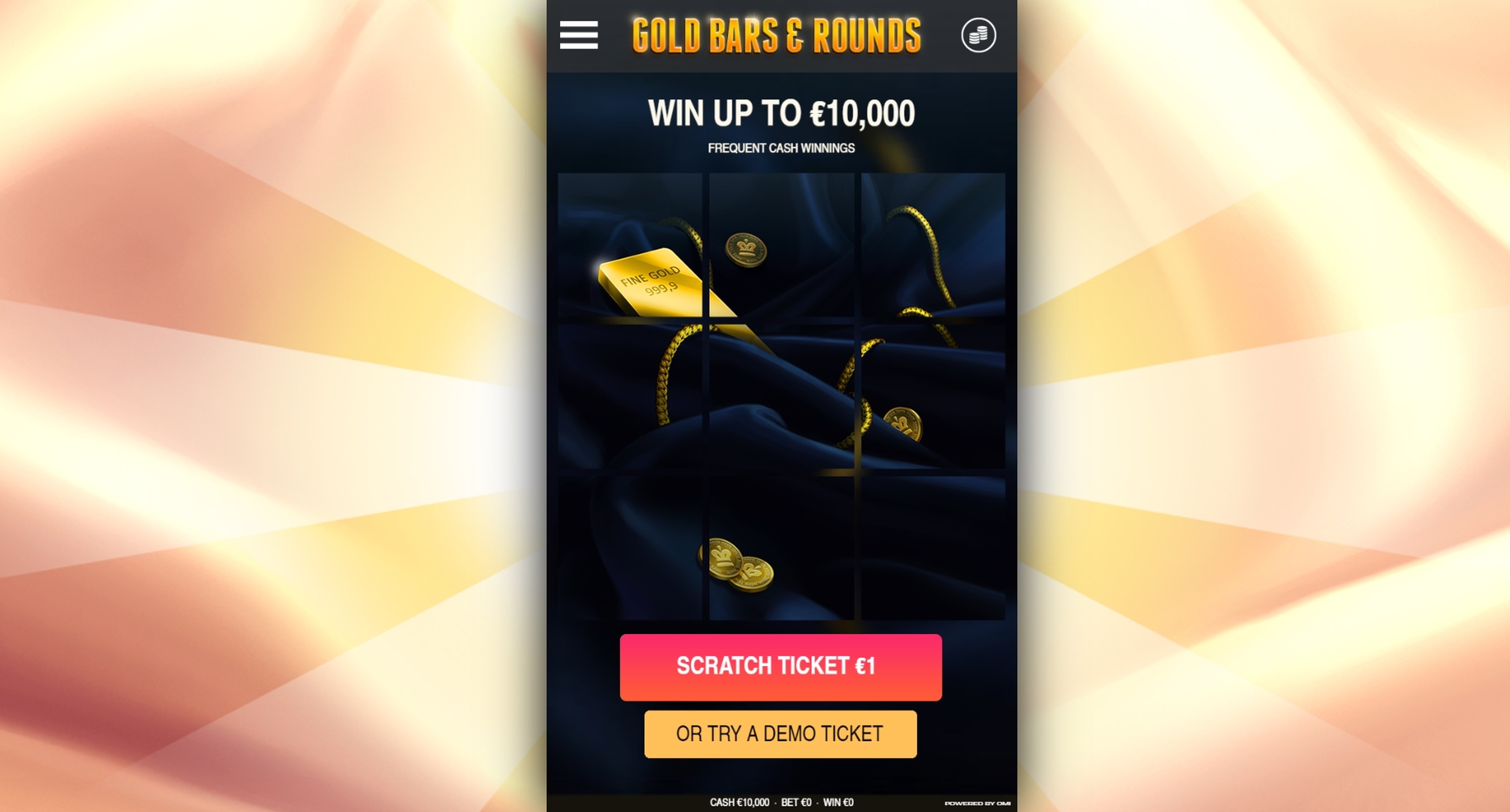 Reels in Gold Bars & Rounds Slot Game by OMI Gaming