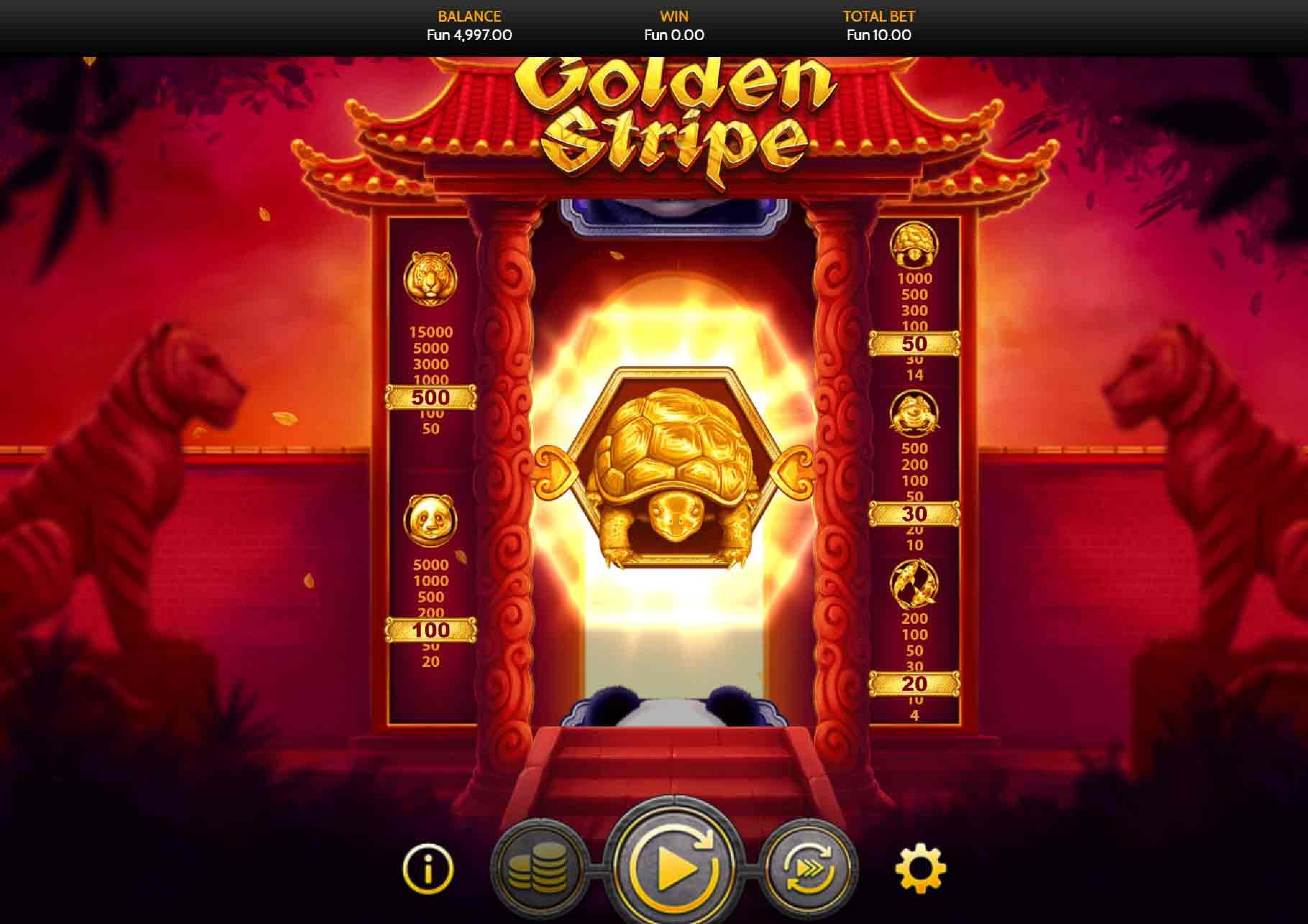The Golden Stripe Online Slot Demo Game by OneTouch