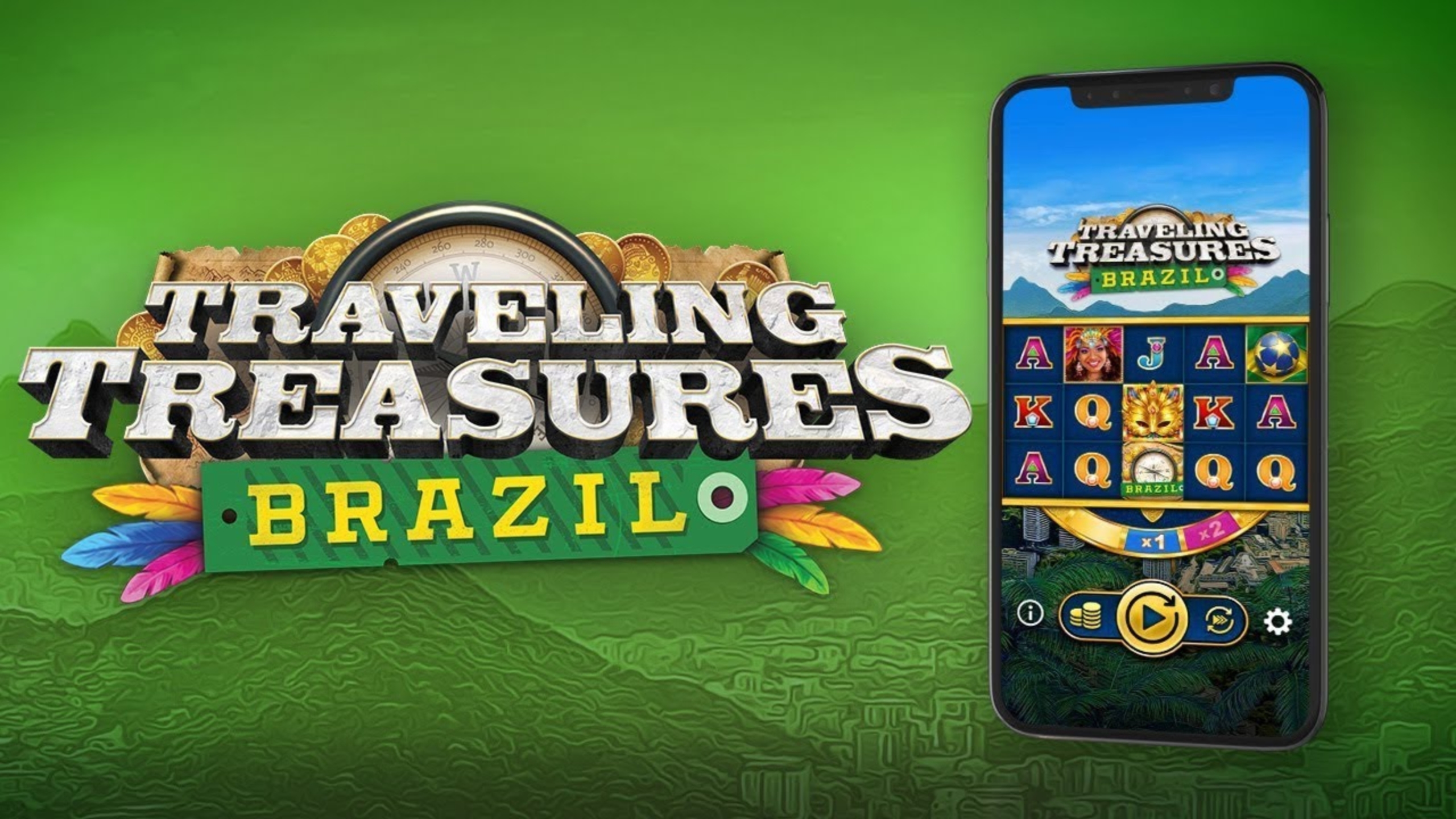The Travelling Treasures Brazil Online Slot Demo Game by OneTouch