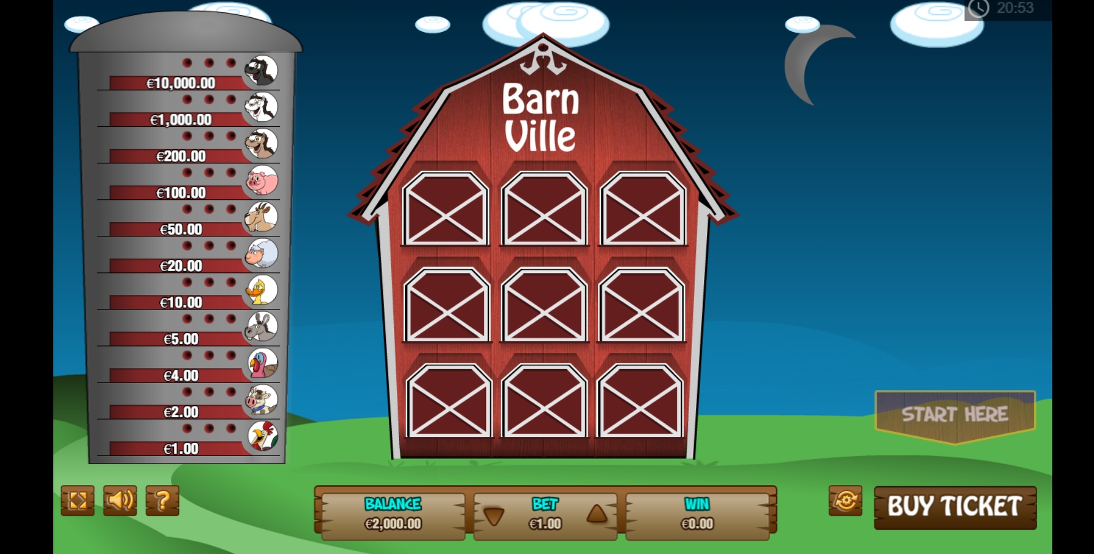 Reels in Barn Ville Scratch Slot Game by PariPlay