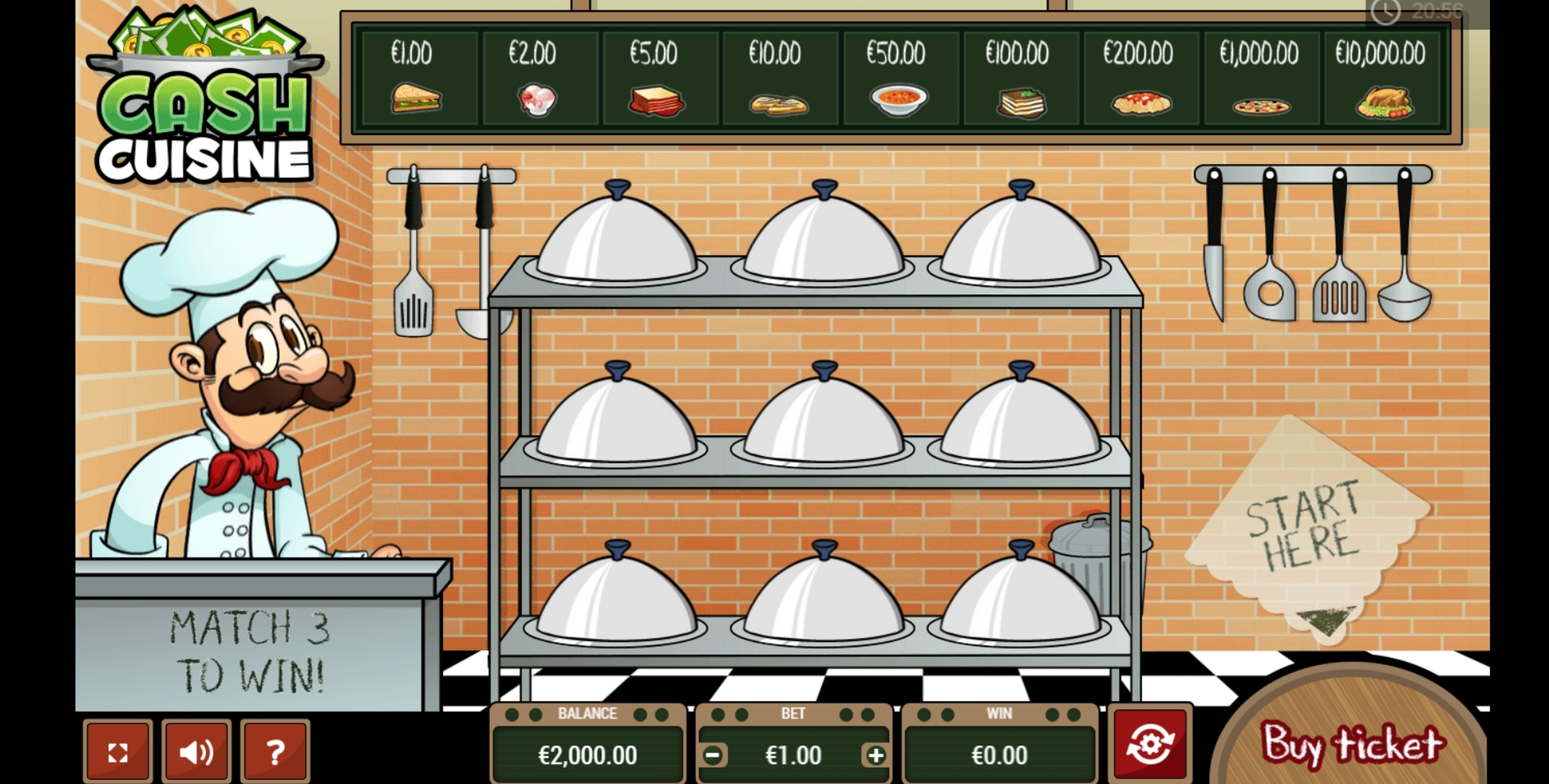 Reels in Cash Cuisine Scratch Slot Game by PariPlay