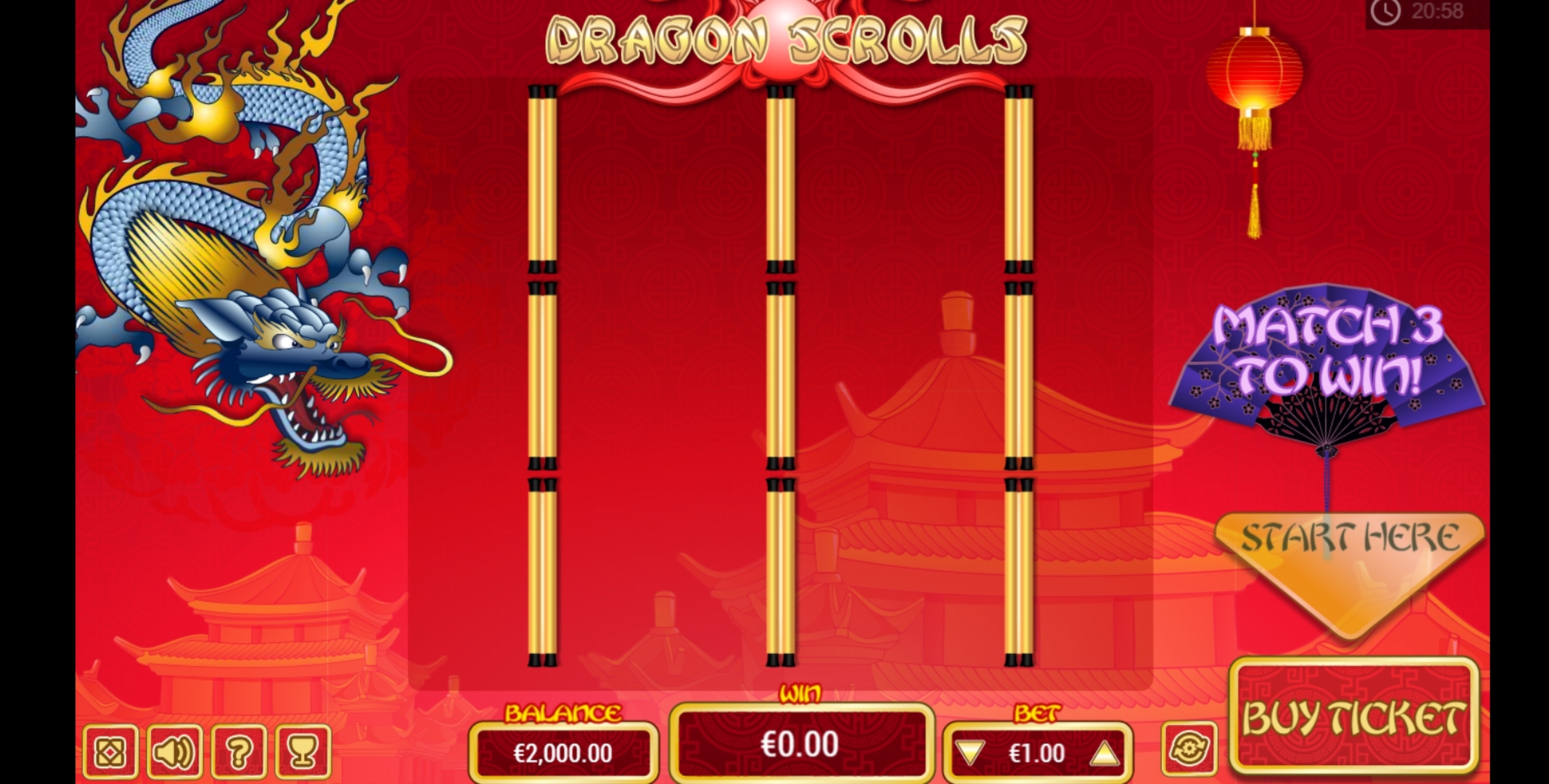 Reels in Dragon Scrolls Scratch Slot Game by PariPlay