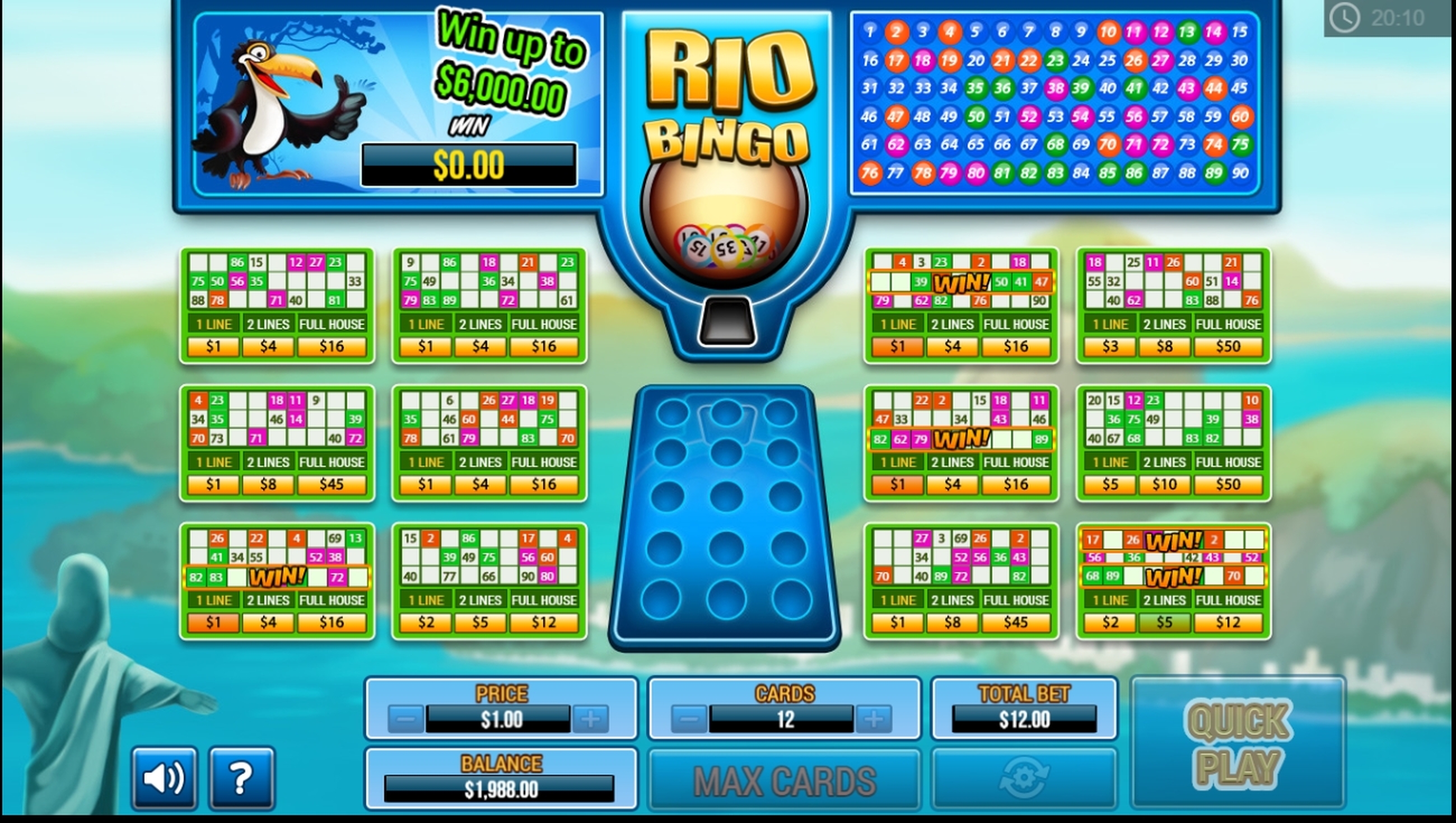 Win Money in Rio Bingo Free Slot Game by PariPlay