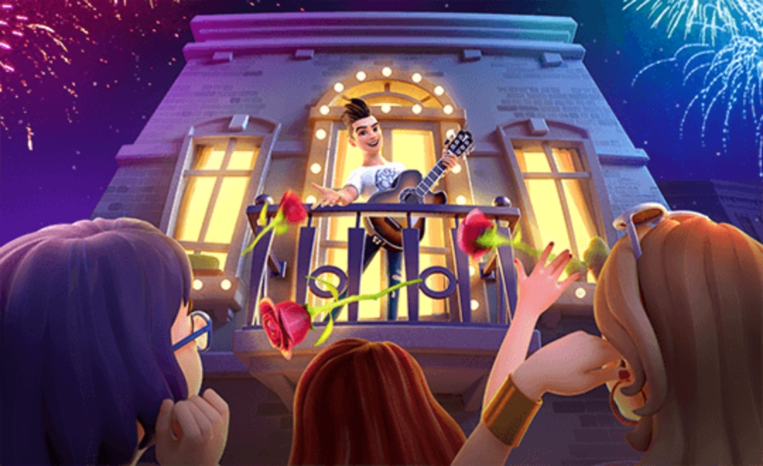 Reels in Reel Love Slot Game by PG Soft