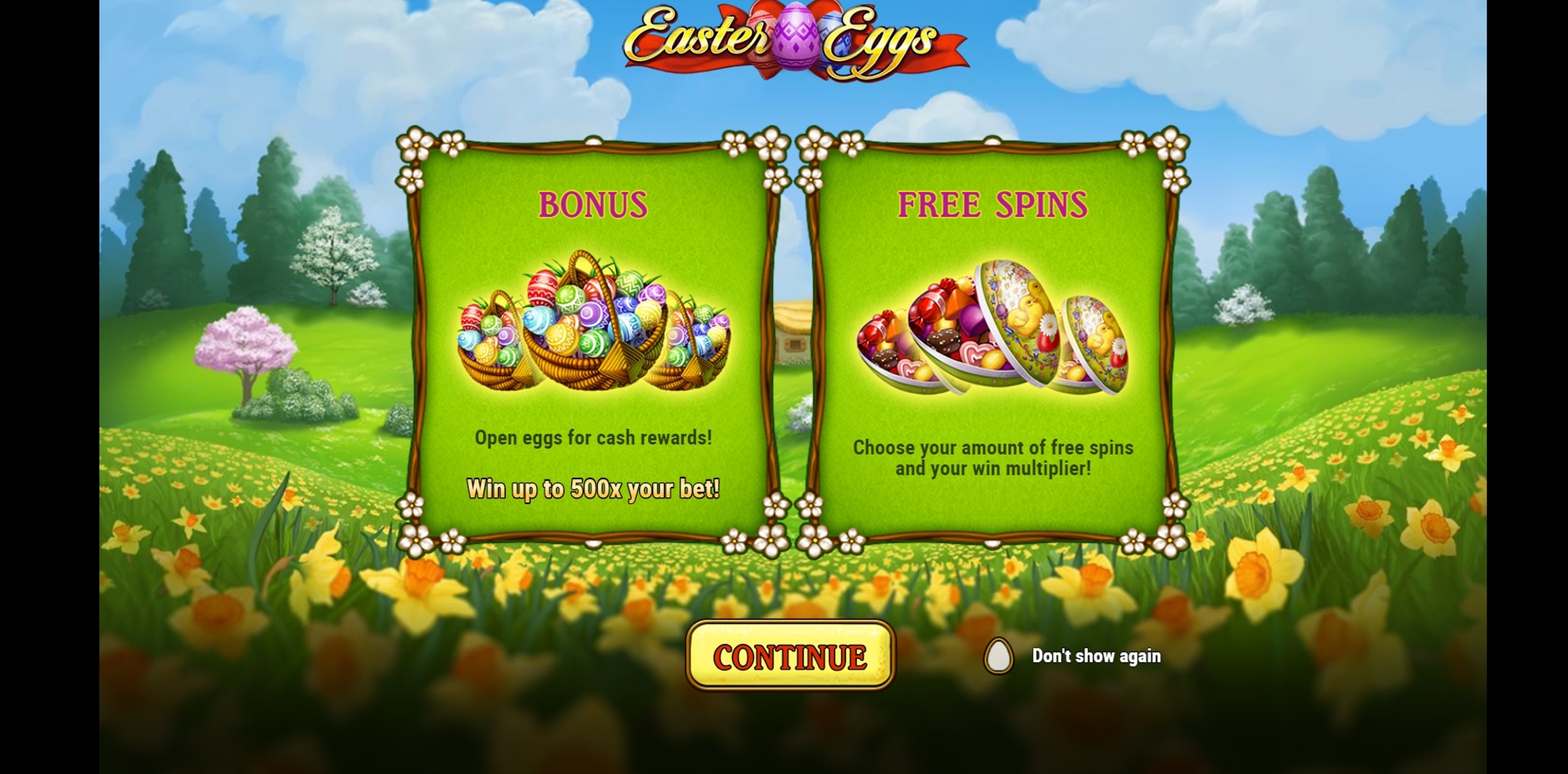 Play Easter Eggs Free Casino Slot Game by Playn GO