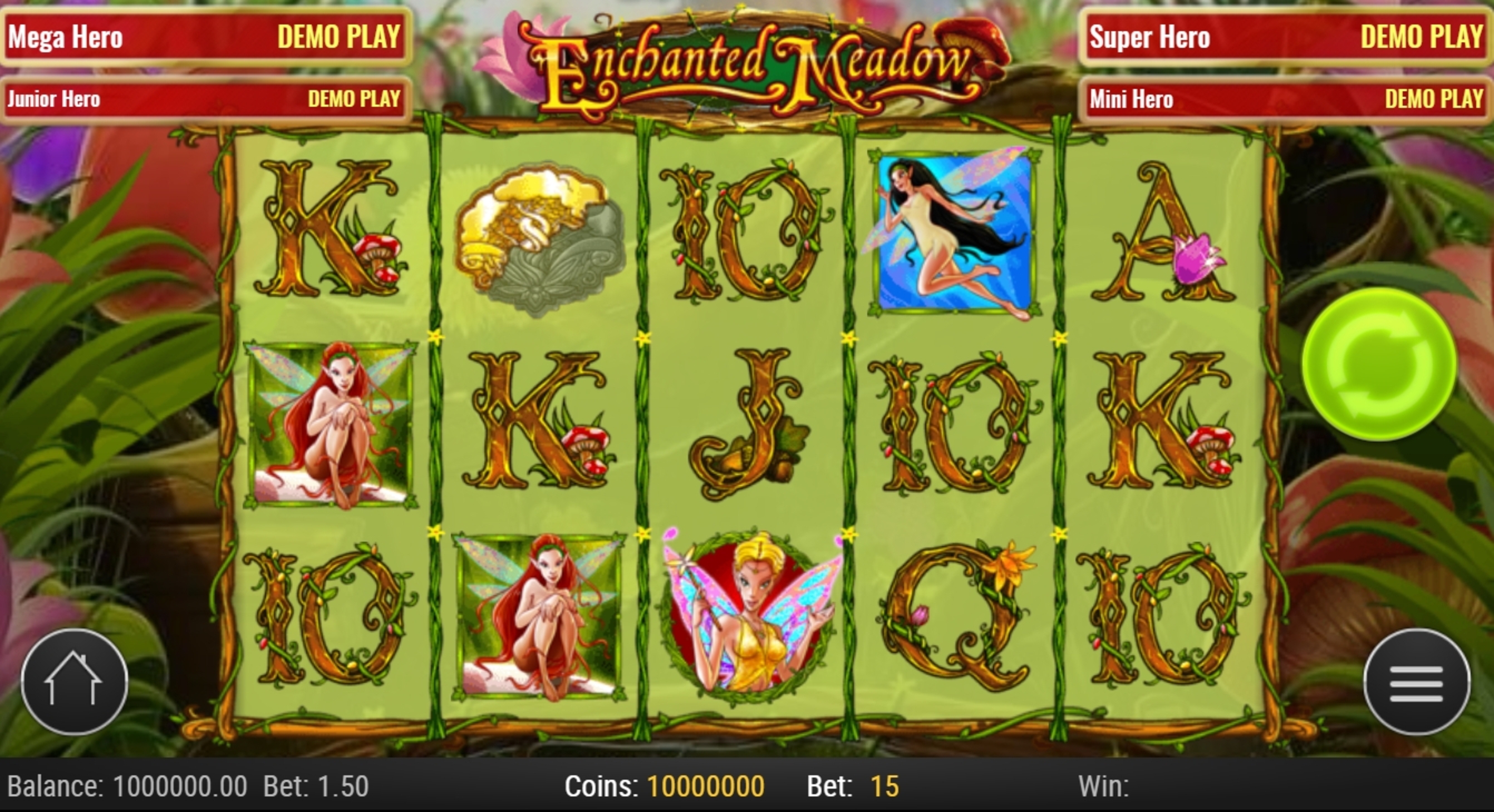 Reels in Enchanted Meadow Slot Game by Playn GO