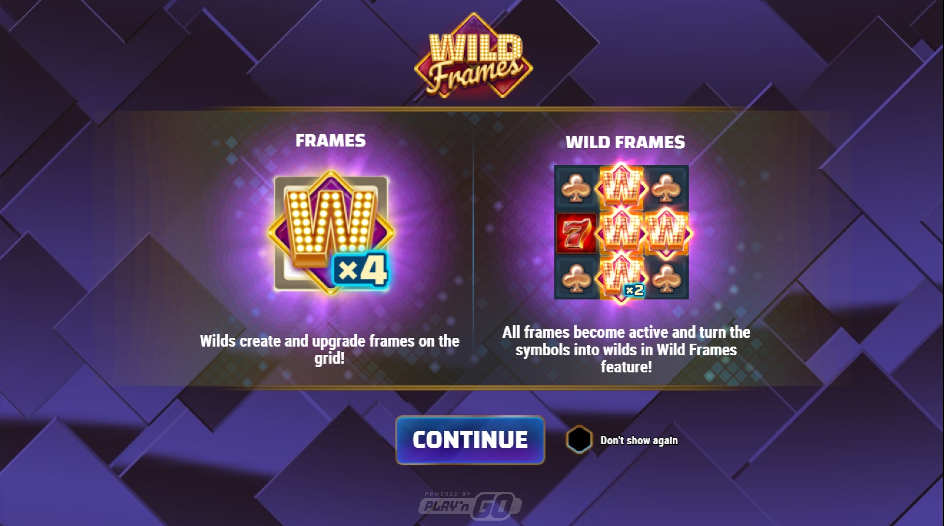 Play Wild Frames Free Casino Slot Game by Playn GO
