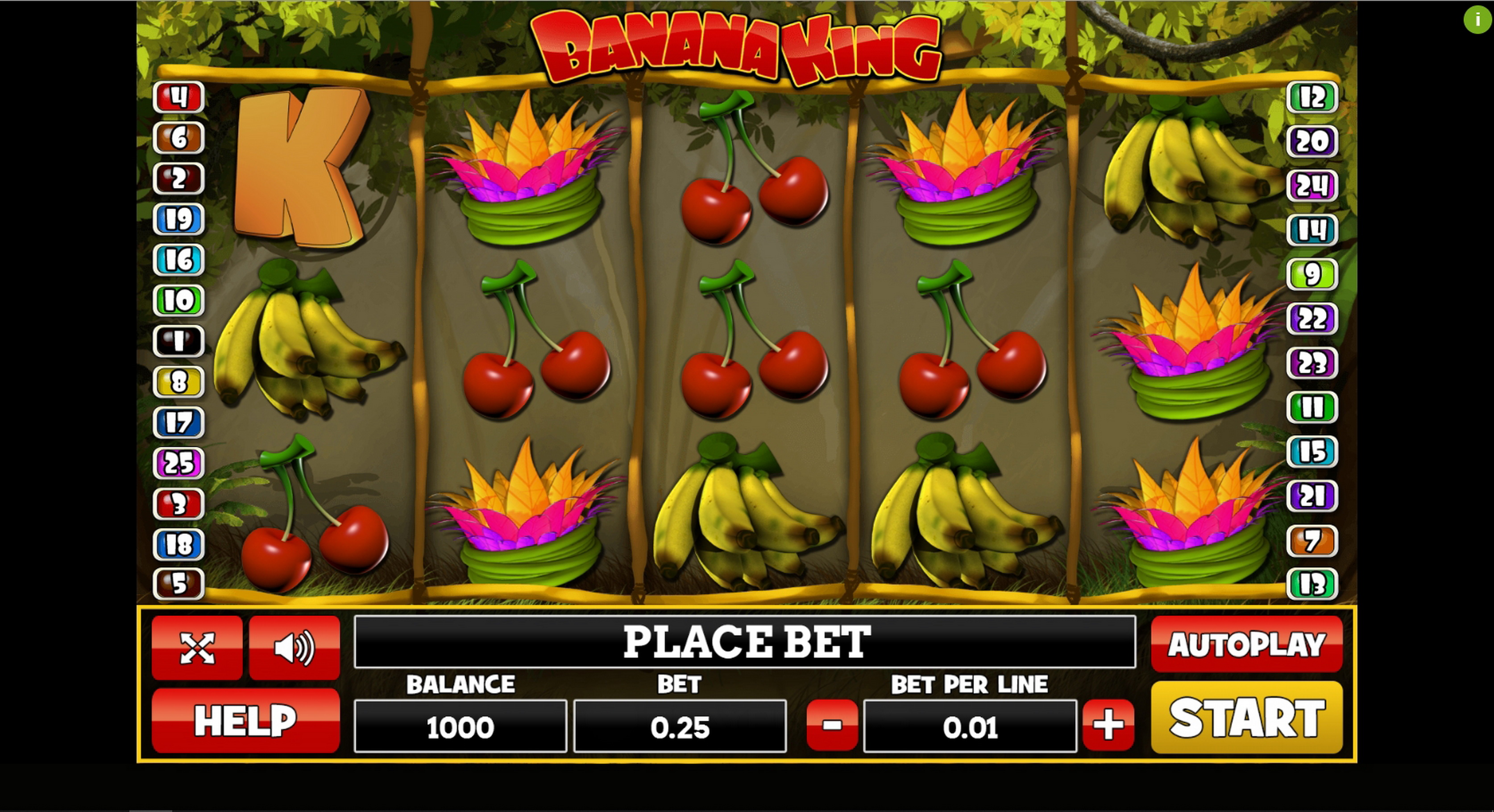 Reels in Banana King Slot Game by PlayPearls