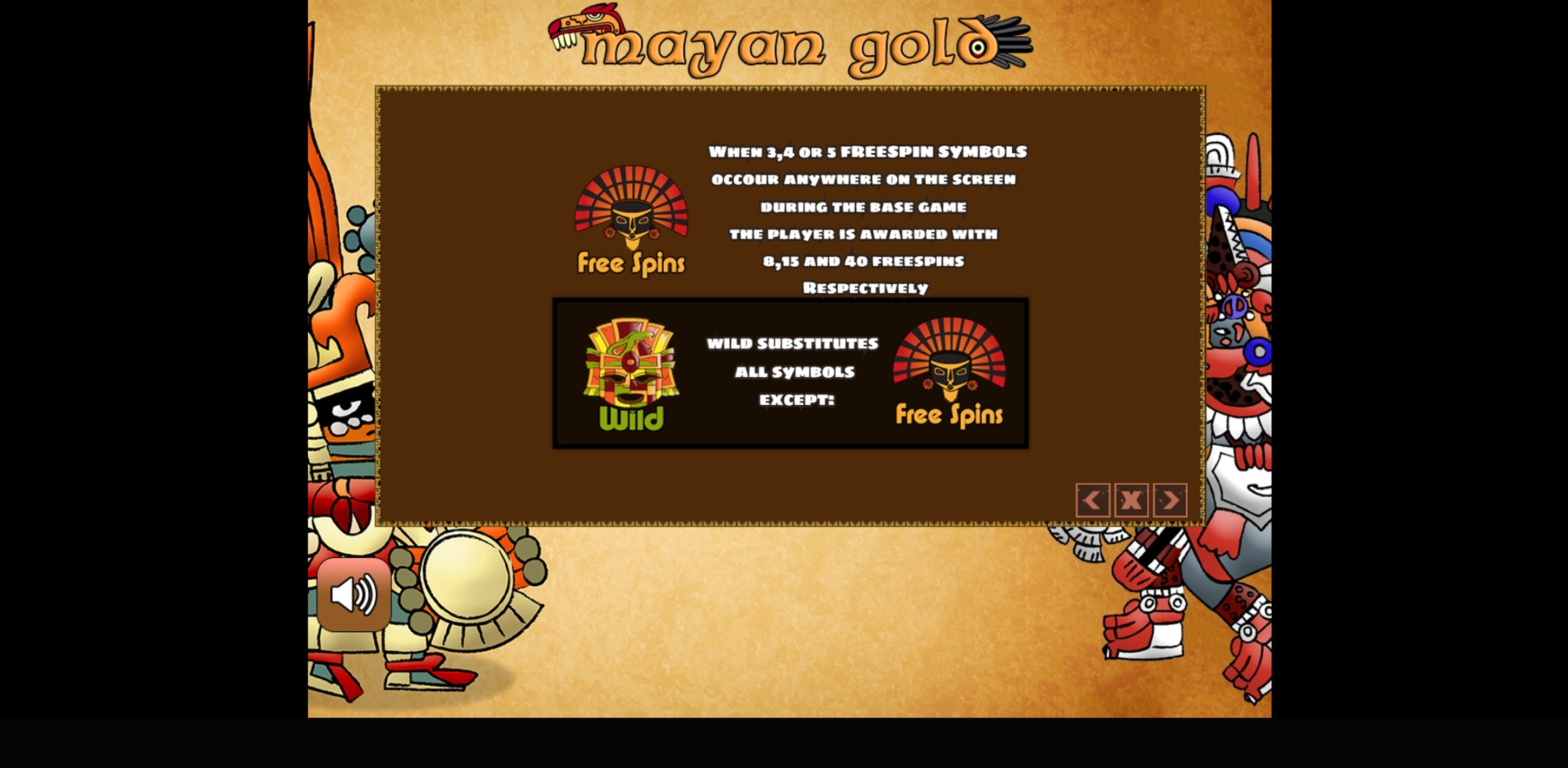 Info of Mayan Gold Slot Game by PlayPearls
