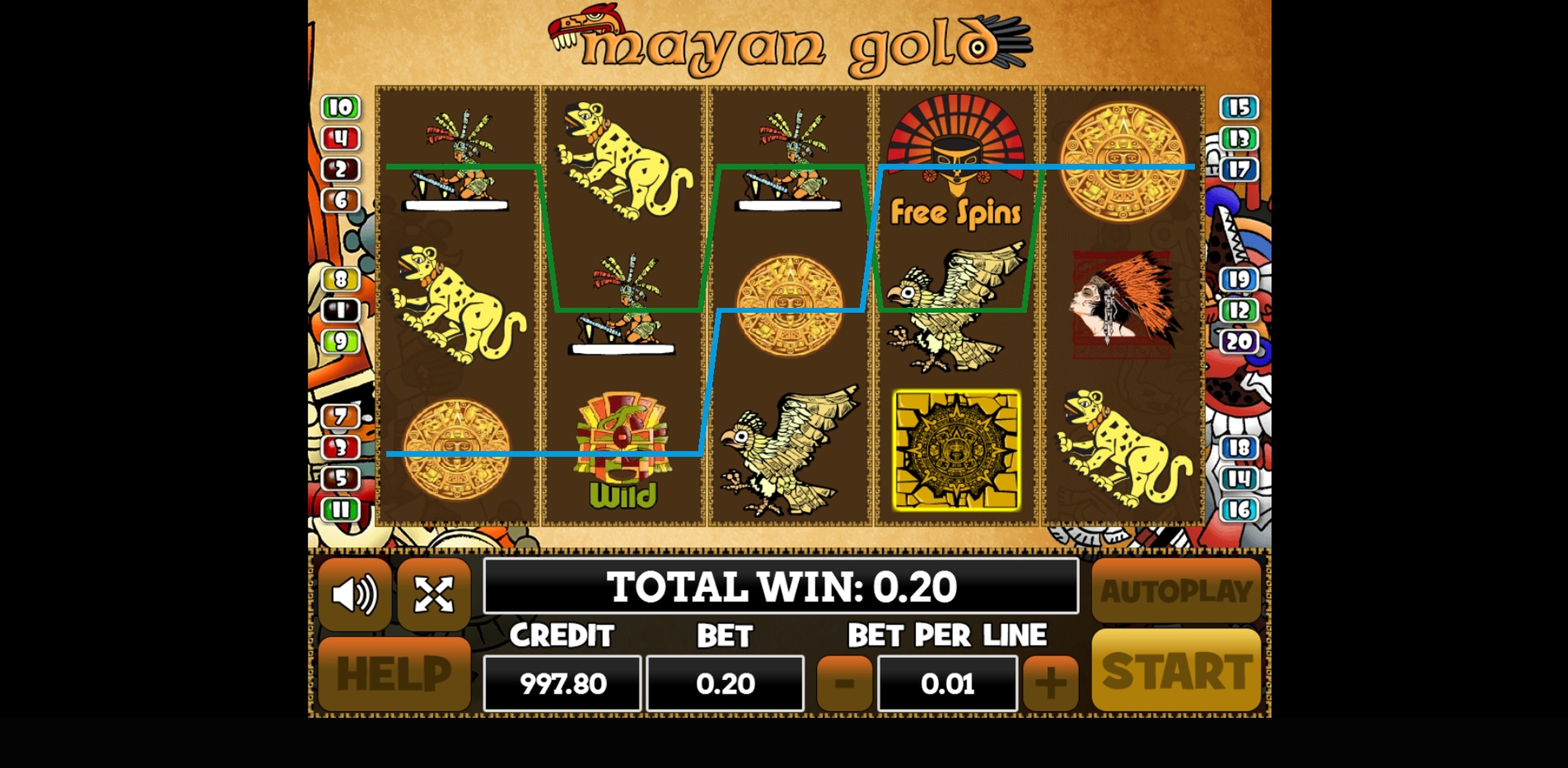 Win Money in Mayan Gold Free Slot Game by PlayPearls