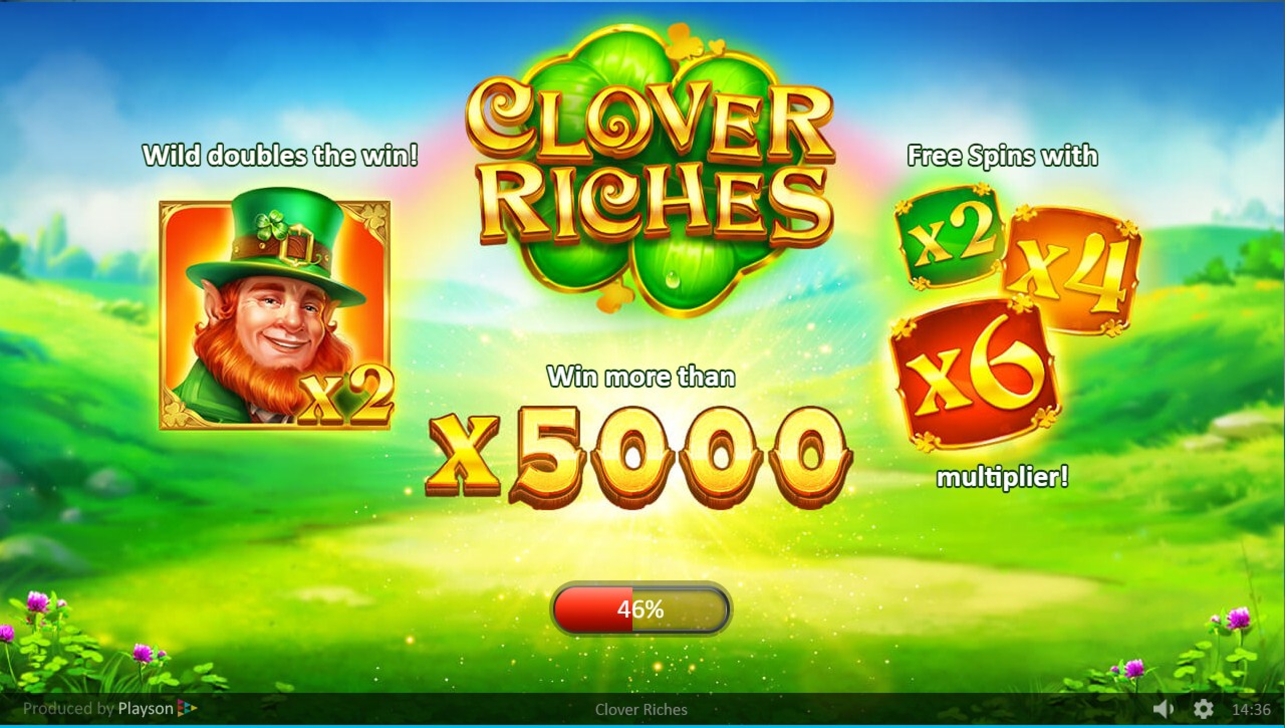 The Clover Riches Online Slot Demo Game by Playson