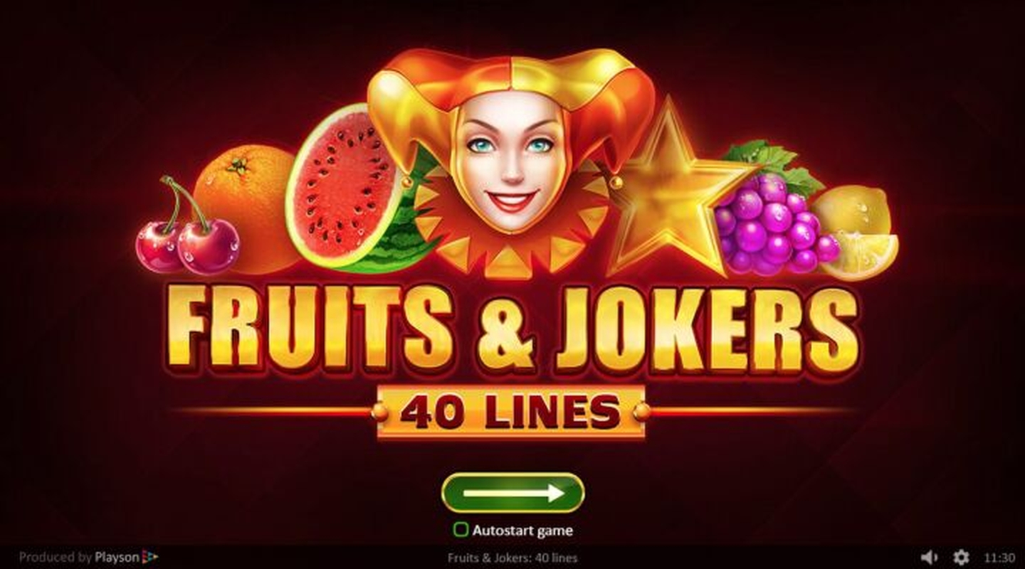 Fruits and Jokers: 40 lines demo