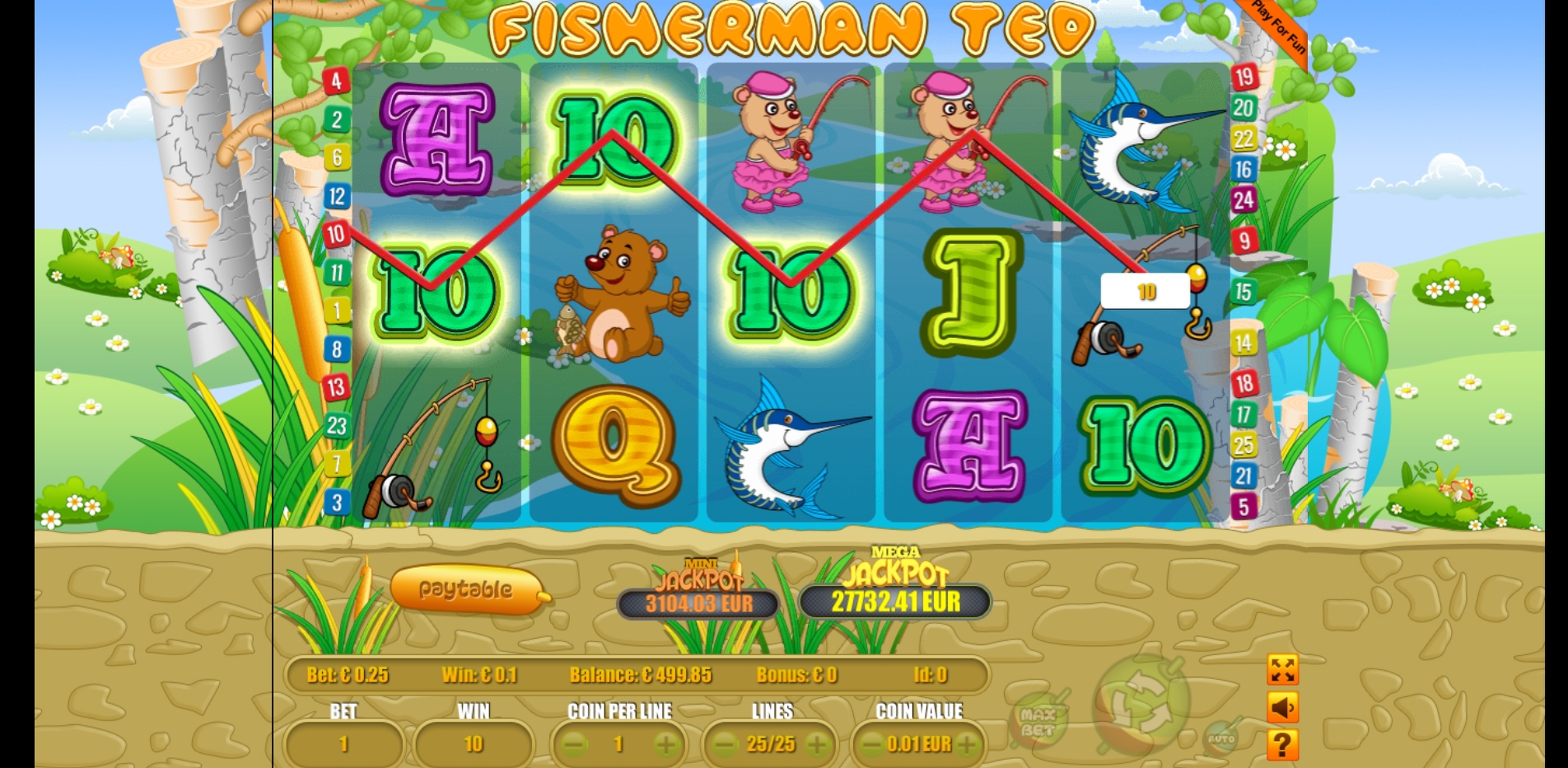 Win Money in Fisherman ted Free Slot Game by Portomaso Gaming