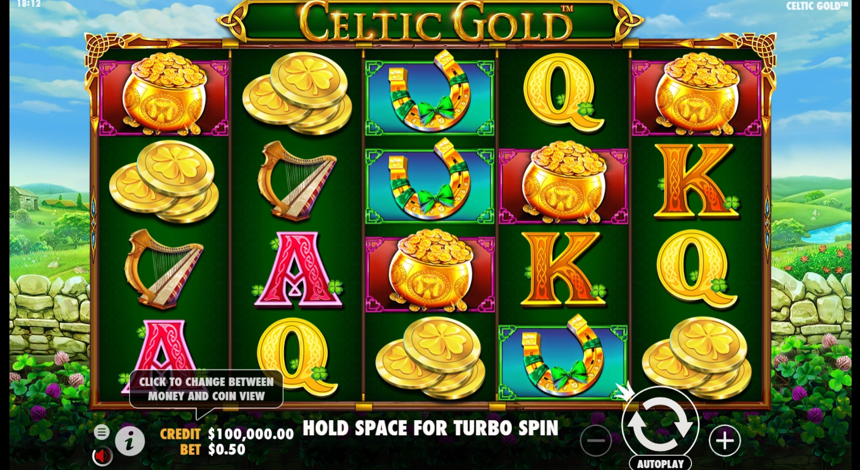 Reels in Celtic Gold Slot Game by Pragmatic Play