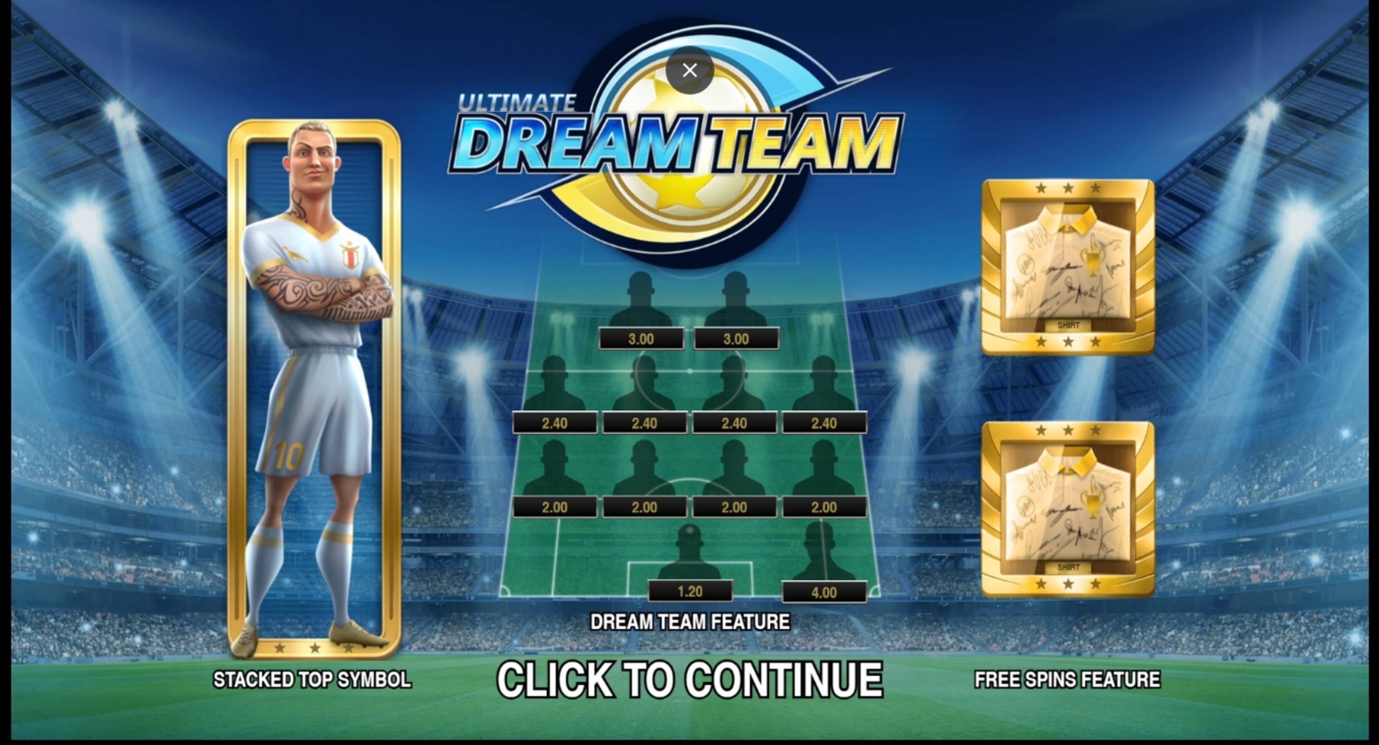 Play Ultimate Dream Team Free Casino Slot Game by Push Gaming