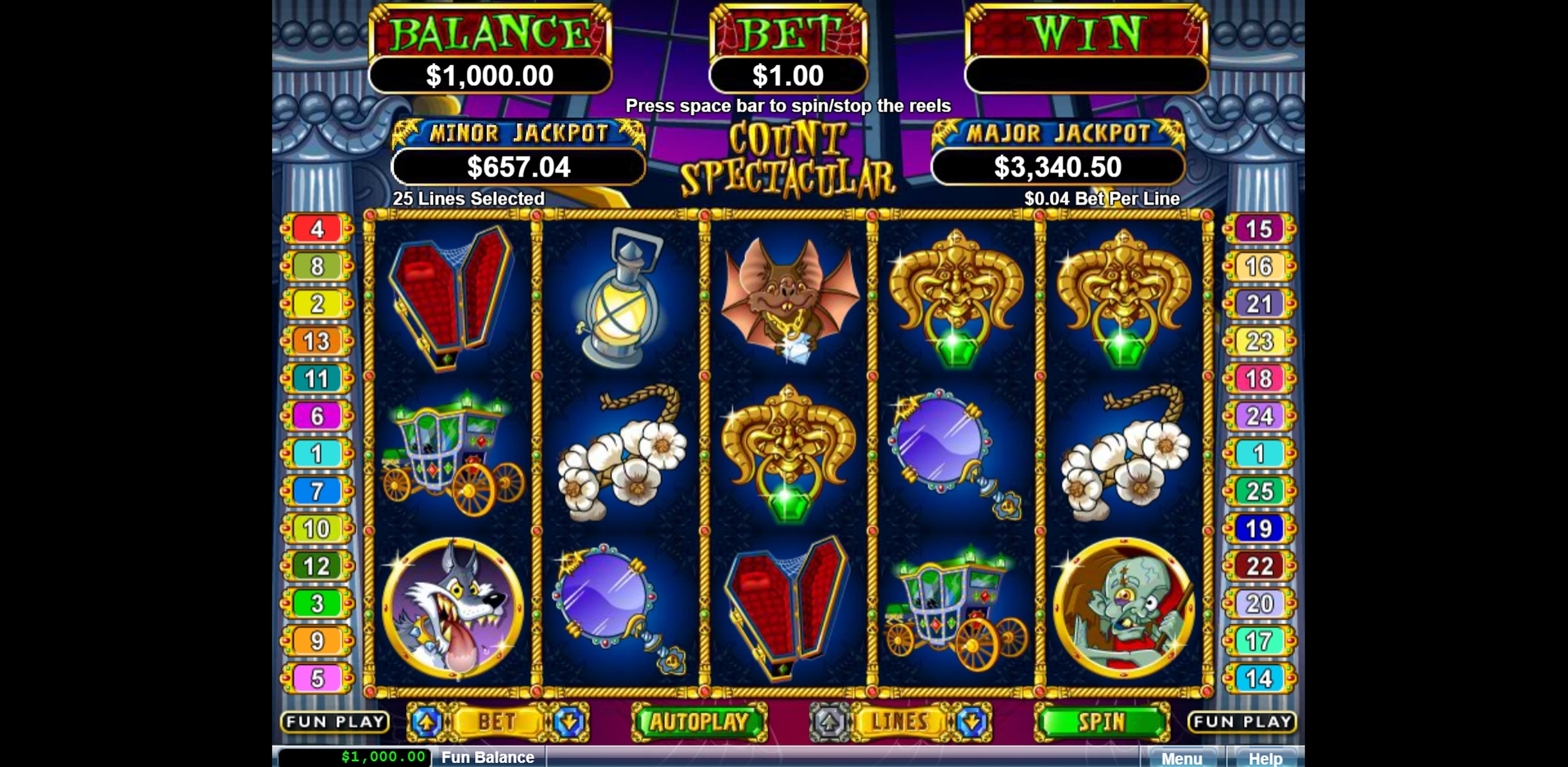 Reels in Count Spectacular Slot Game by Real Time Gaming