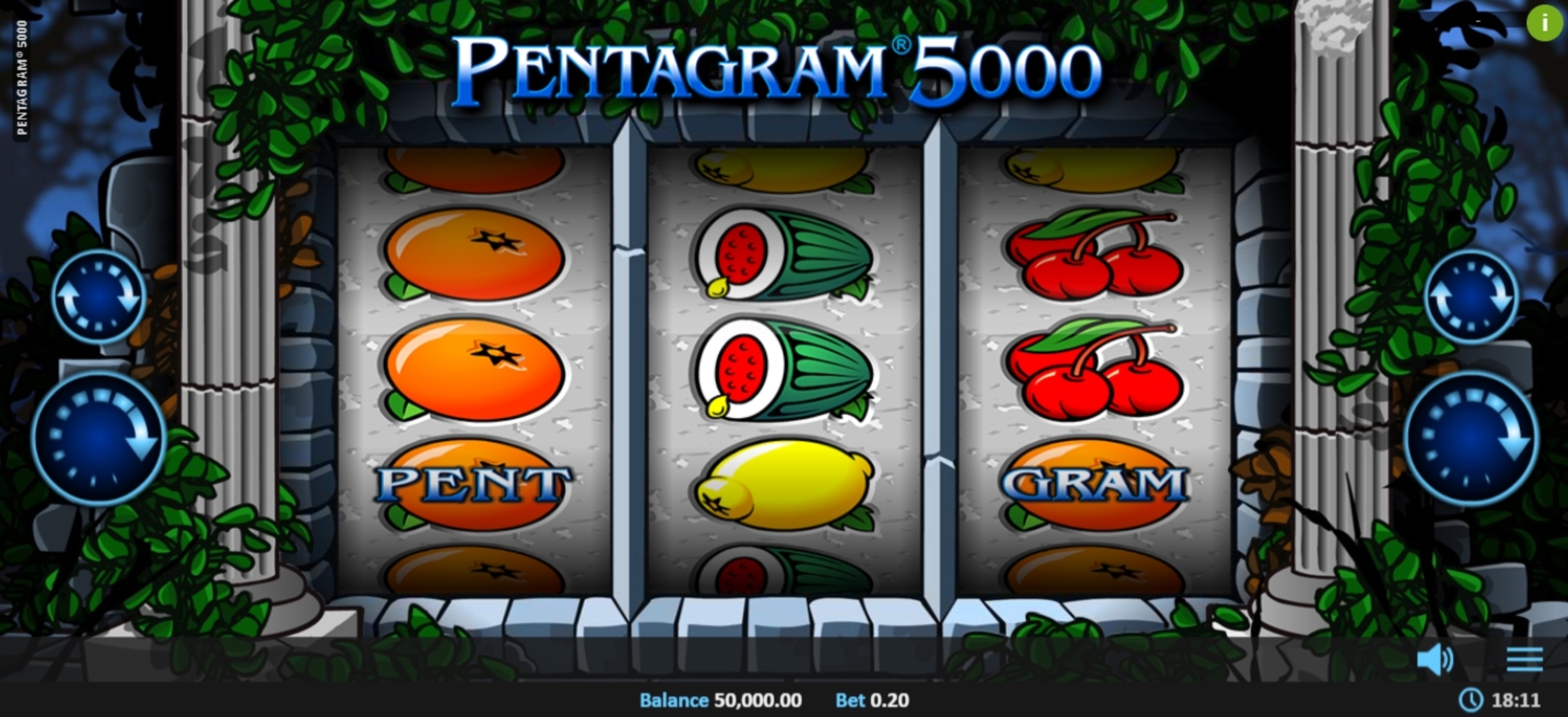 Reels in Pentagram 5000 Slot Game by Realistic Games