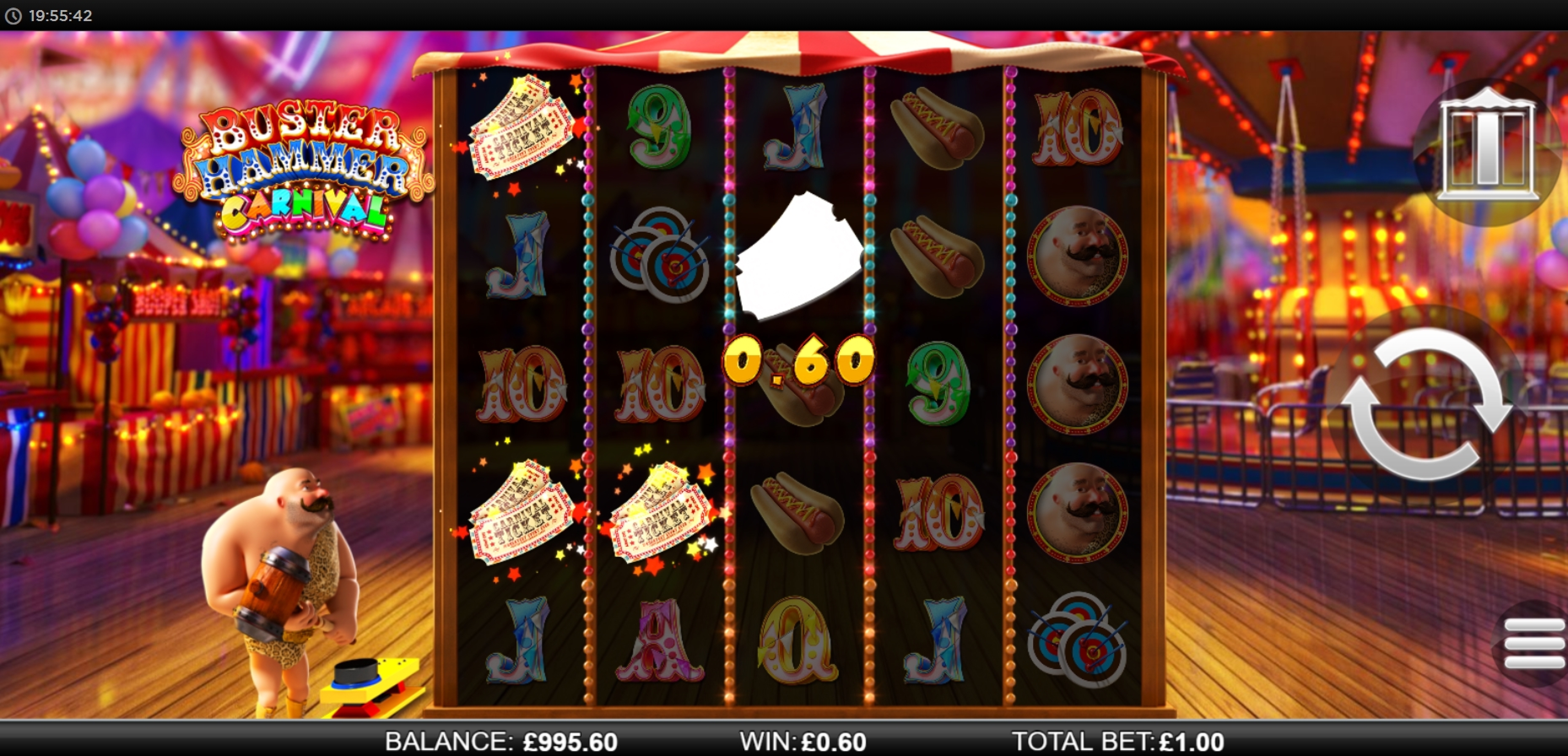 Win Money in Buster Hammer Carnival Free Slot Game by Reel Play