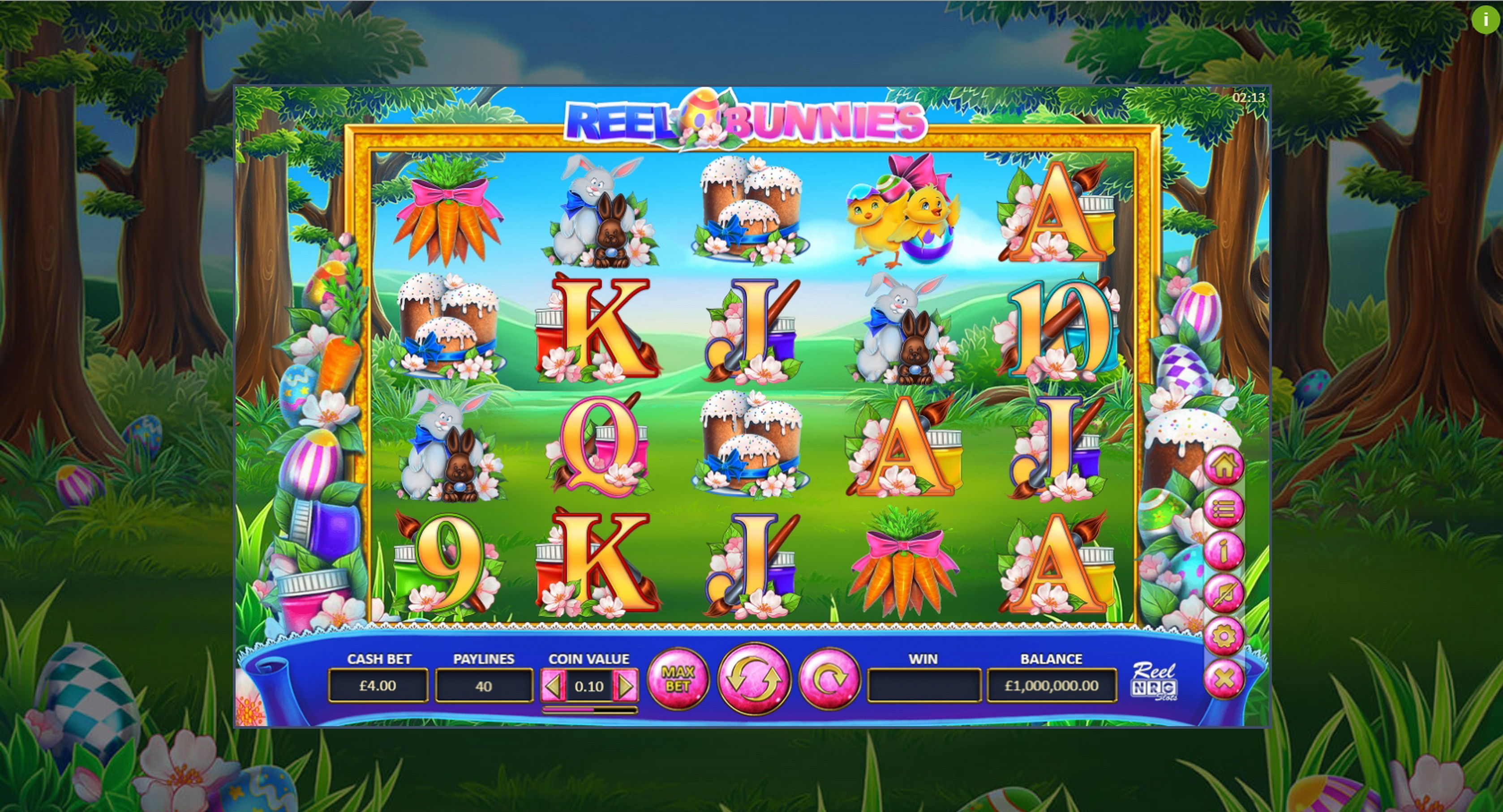 Reels in Reel Bunnies Slot Game by ReelNRG Gaming
