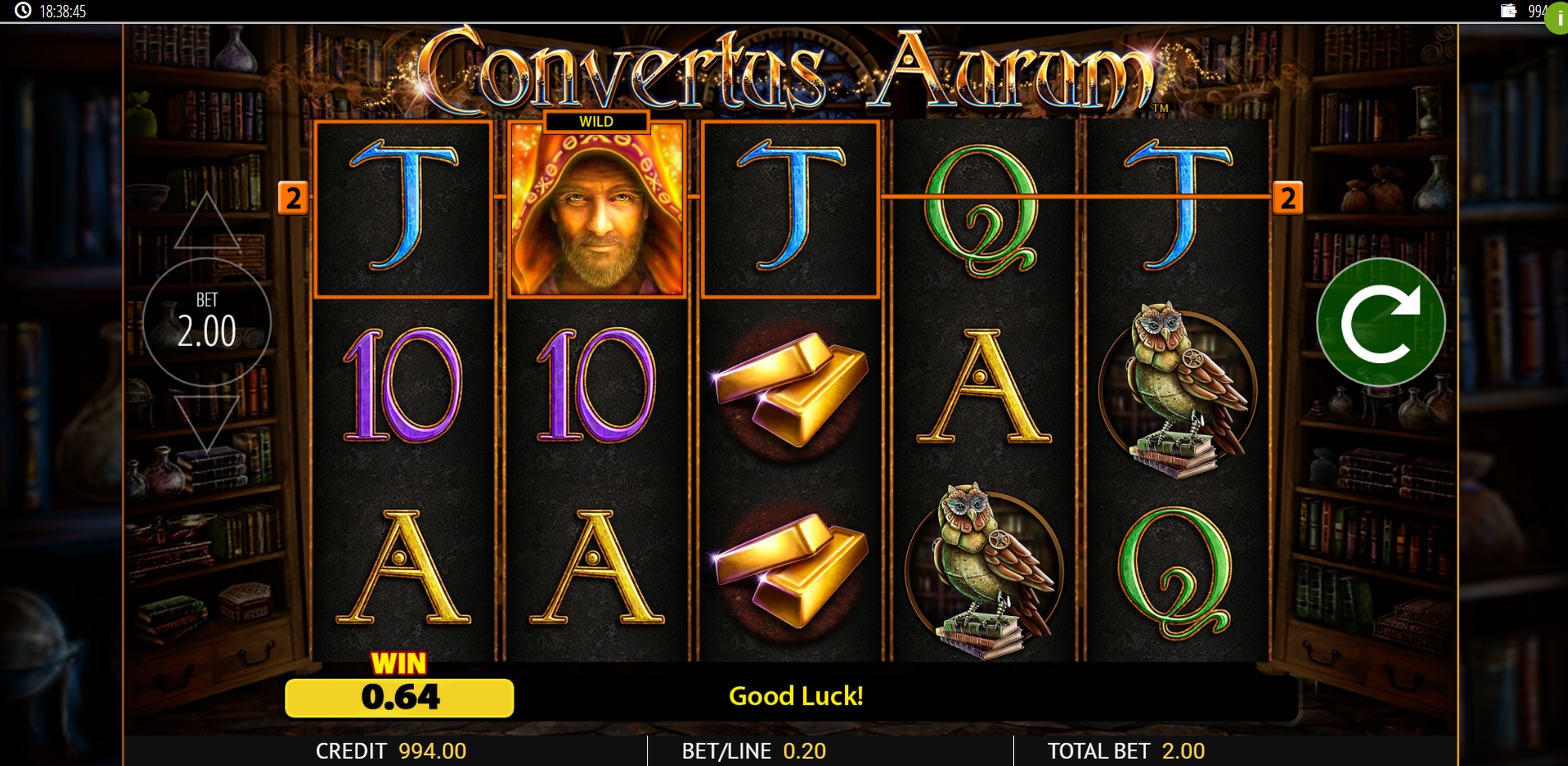 Win Money in Convertus Aurum Free Slot Game by Reel Time Gaming