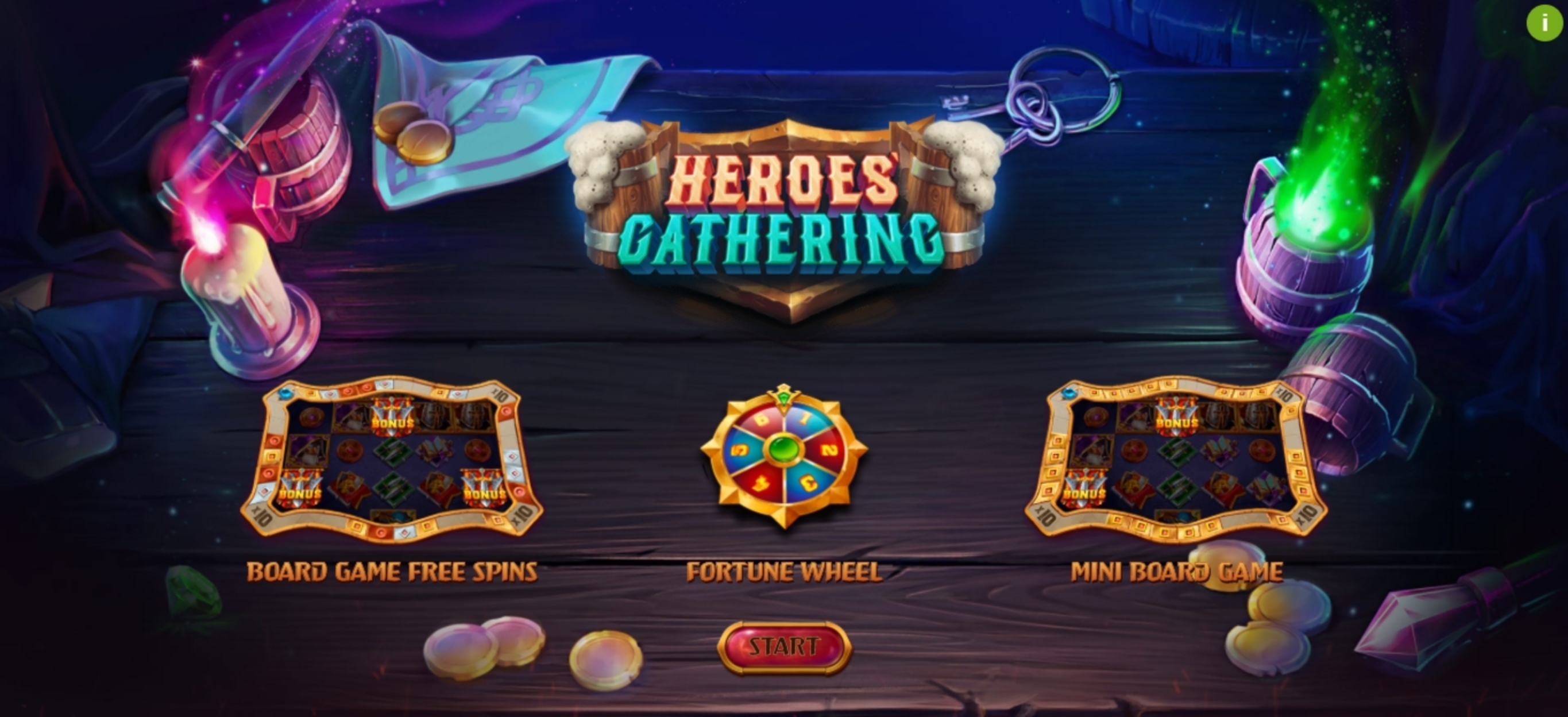 Play Heroes Gathering Free Casino Slot Game by Relax Gaming