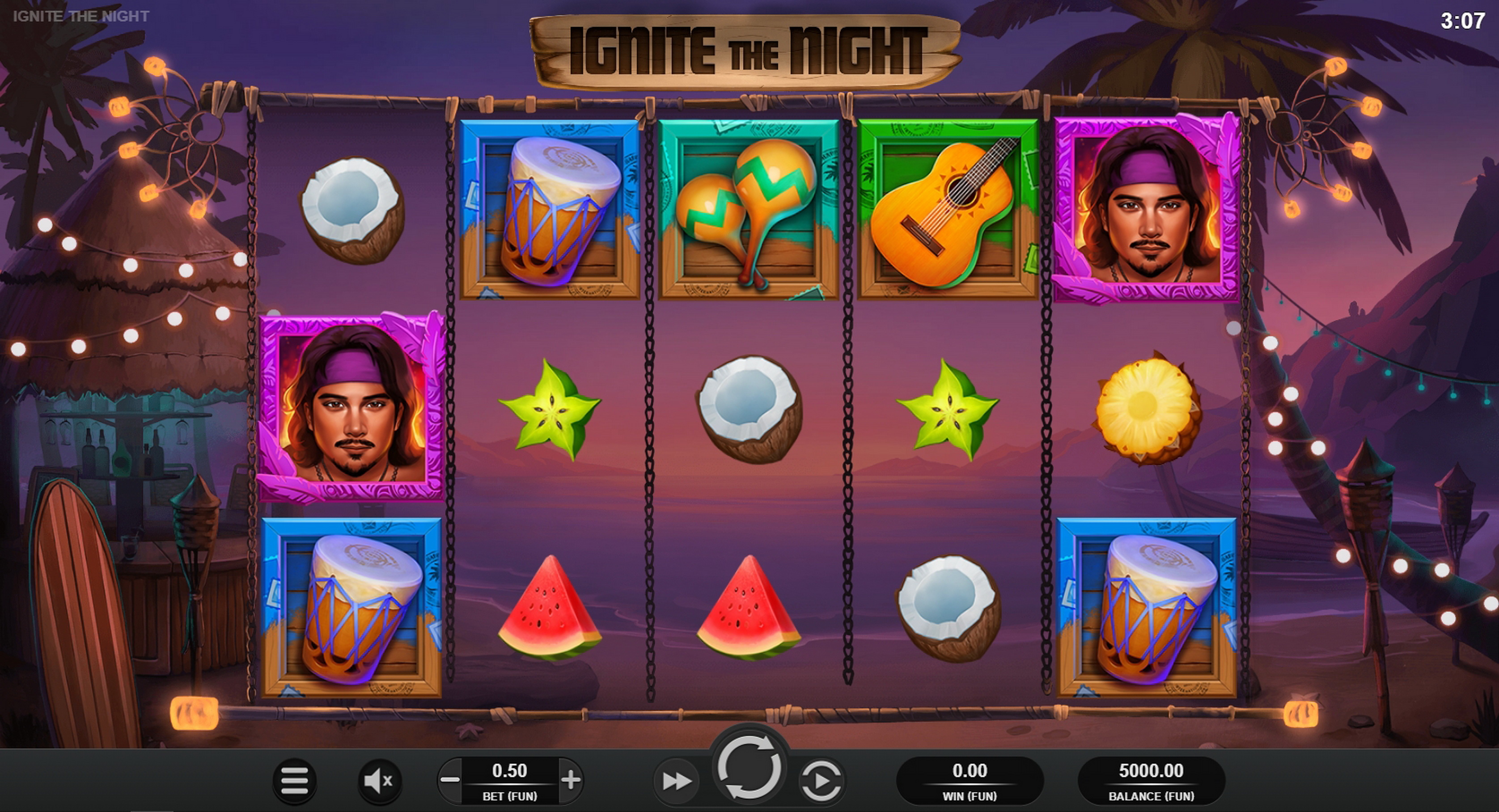 Reels in Ignite The Night Slot Game by Relax Gaming