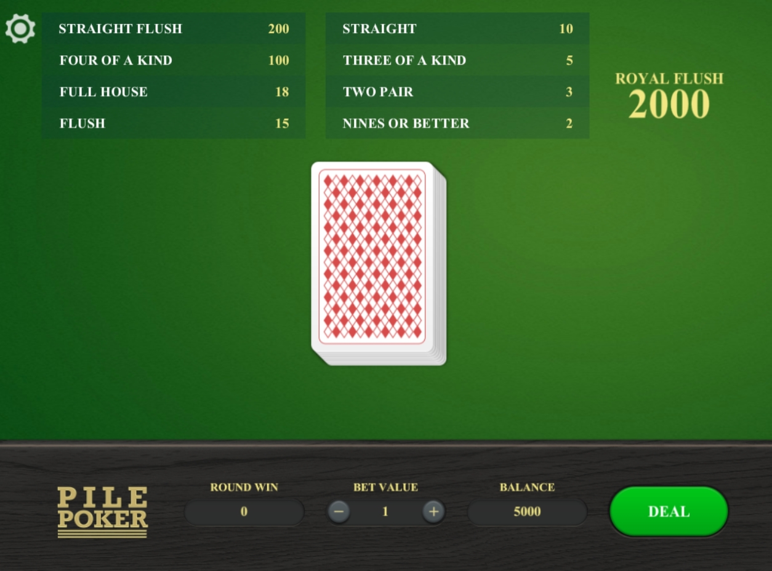 Pile Poker demo