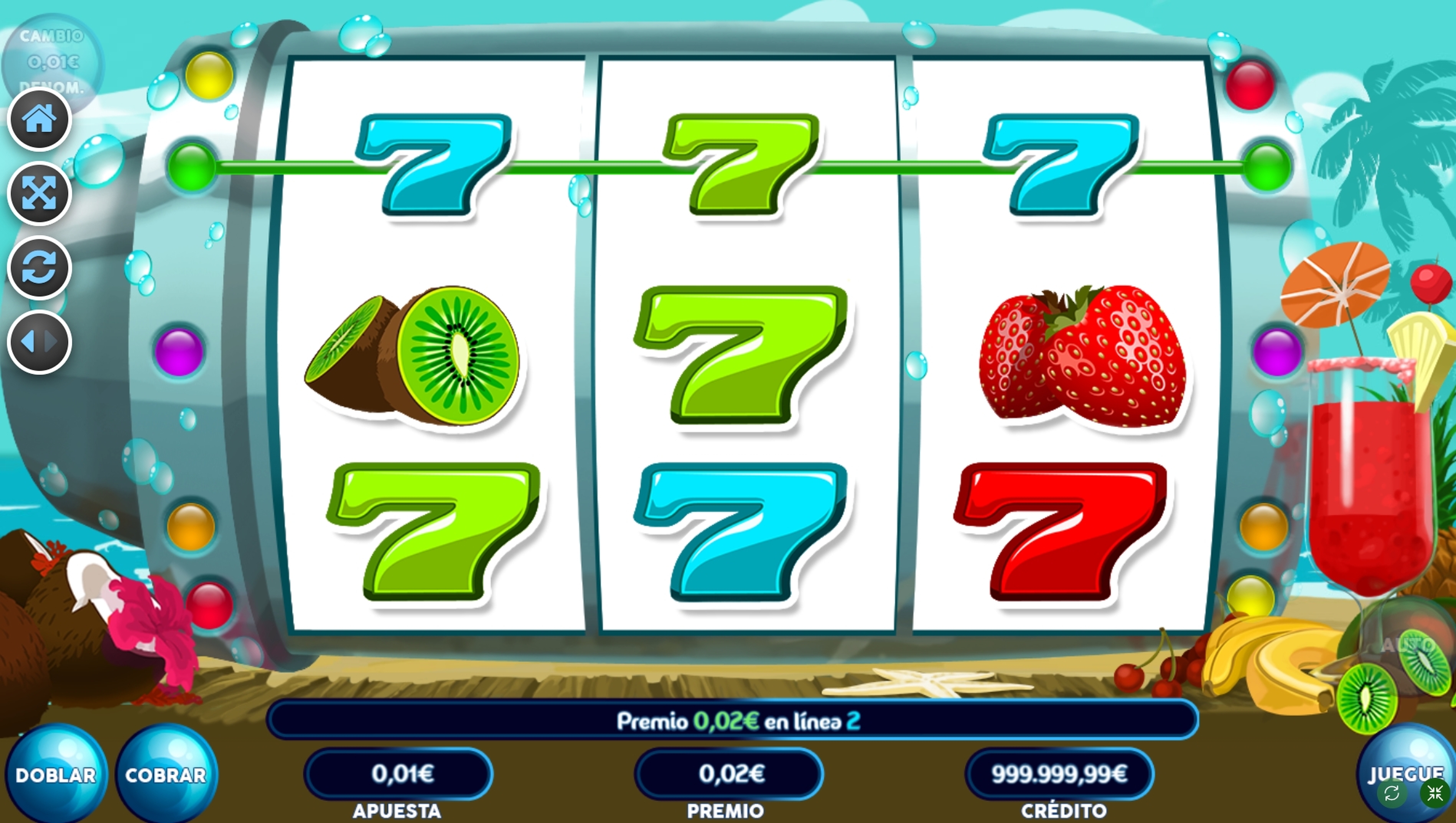 Win Money in Fruity Cocktail Free Slot Game by R. Franco