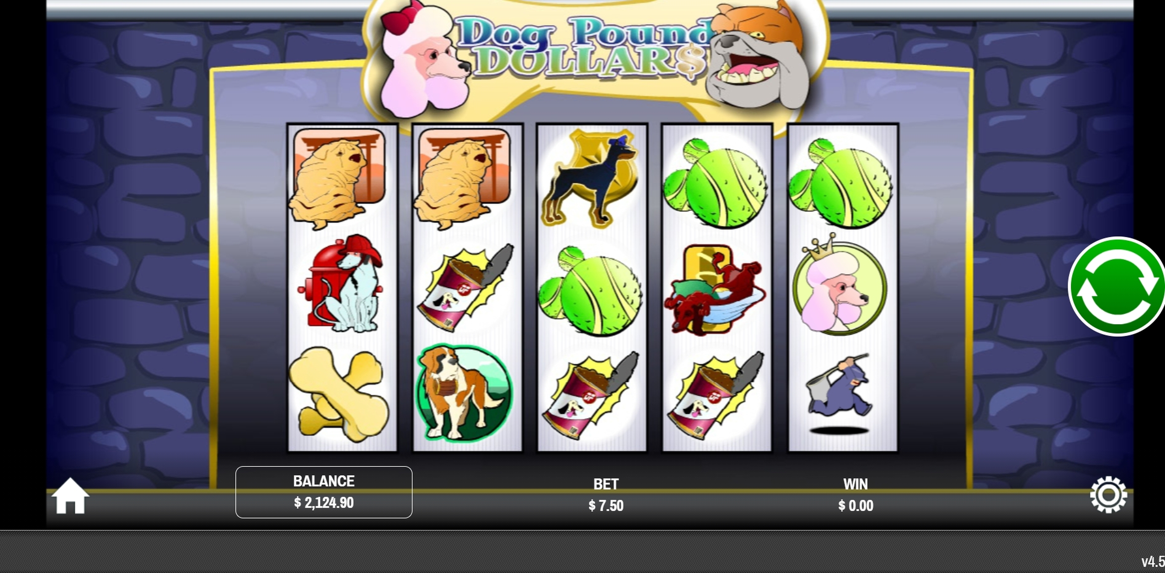 Reels in Dog Pound Dollars Slot Game by Rival