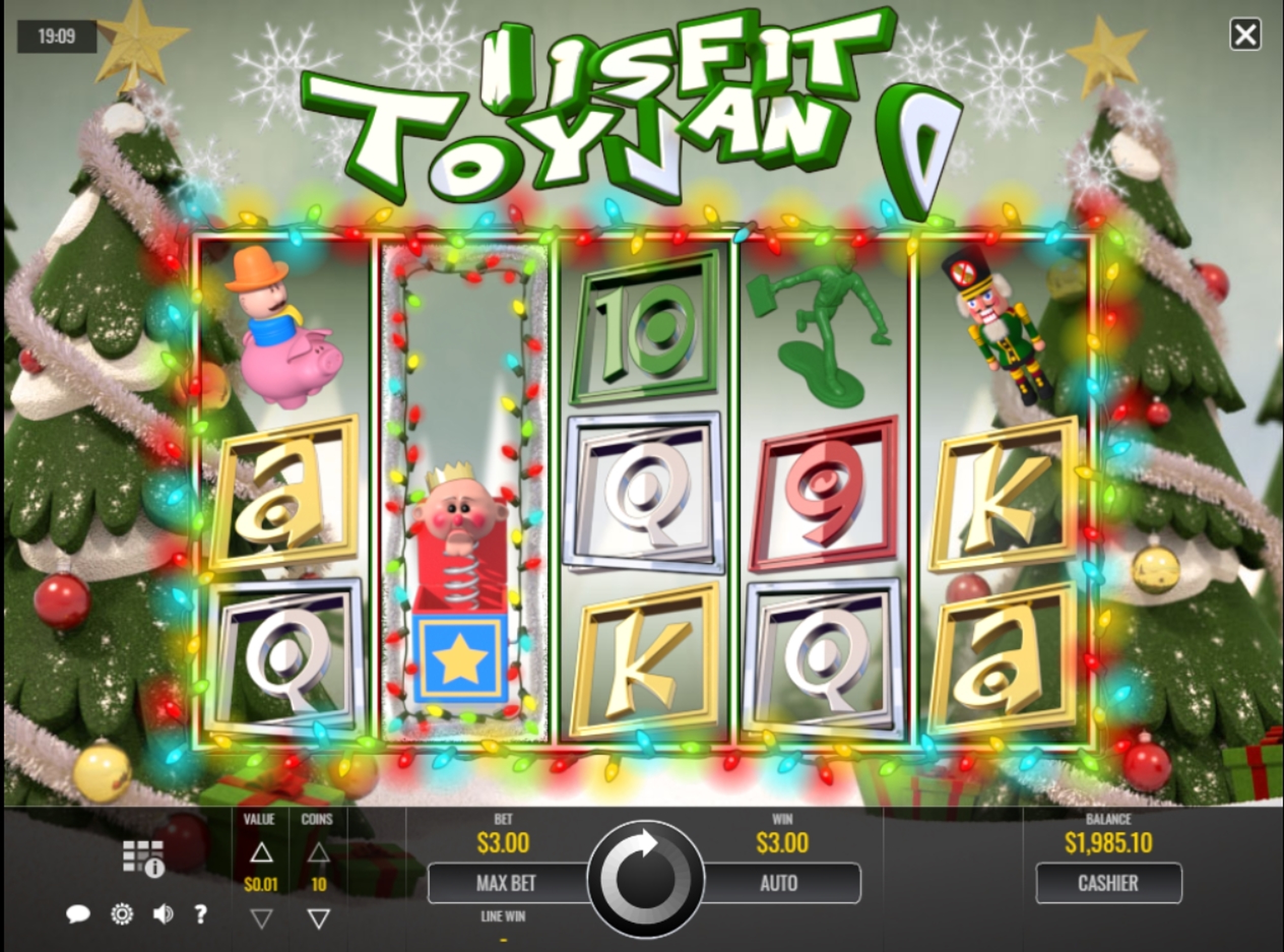 Win Money in Misfit Toyland Free Slot Game by Rival