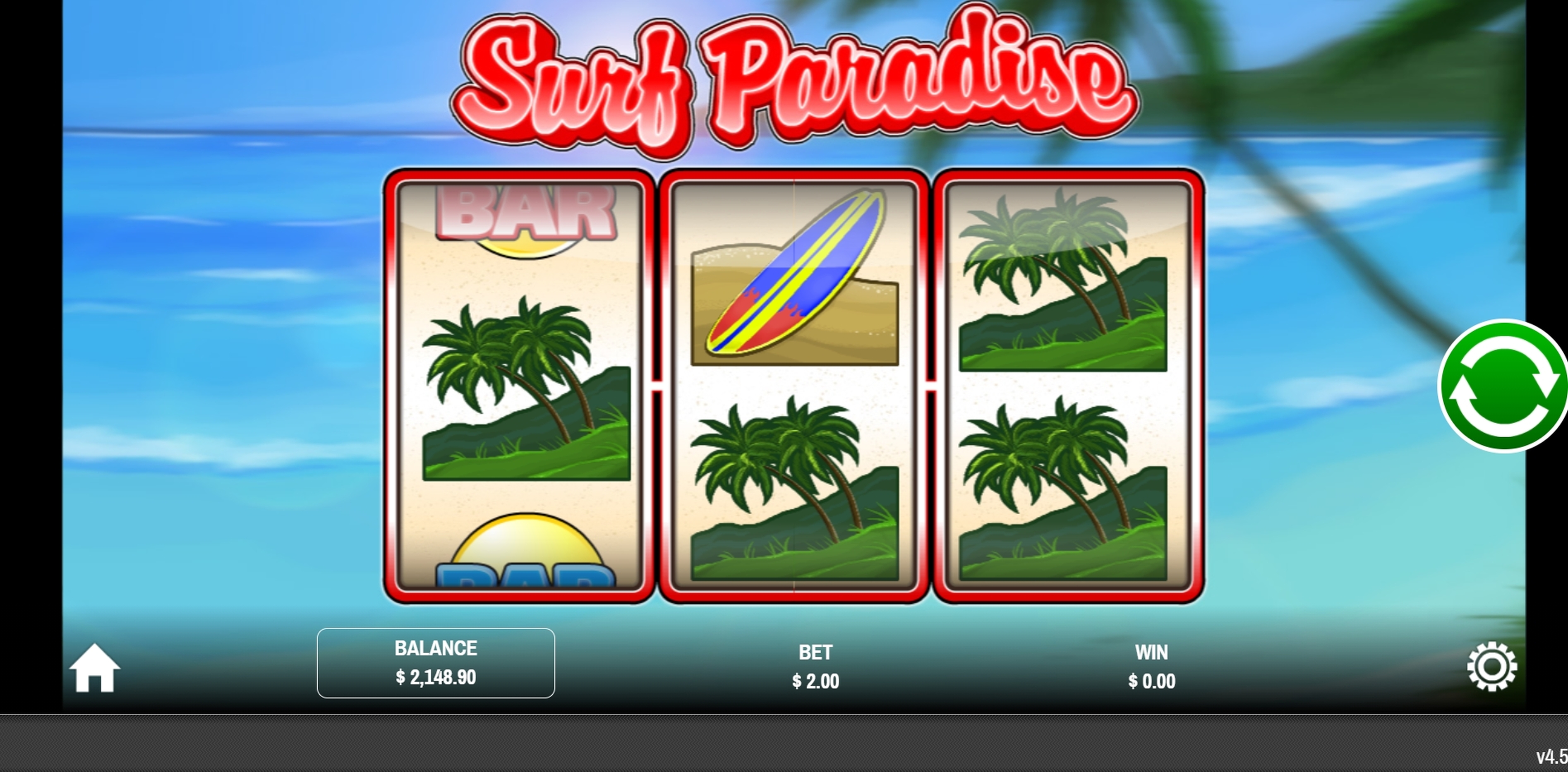 Reels in Surf Paradise Slot Game by Rival
