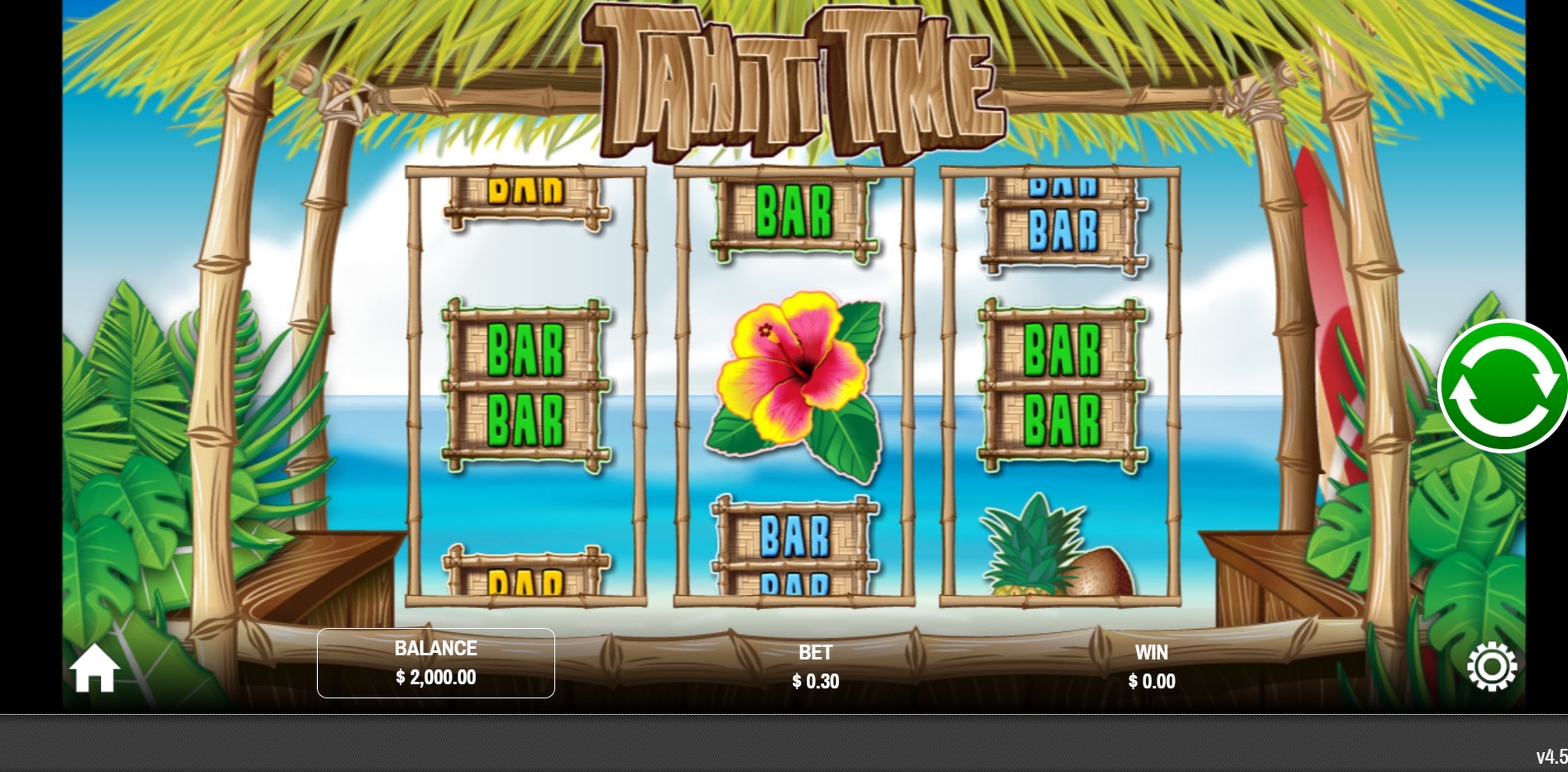 Reels in Tahiti Time Slot Game by Rival