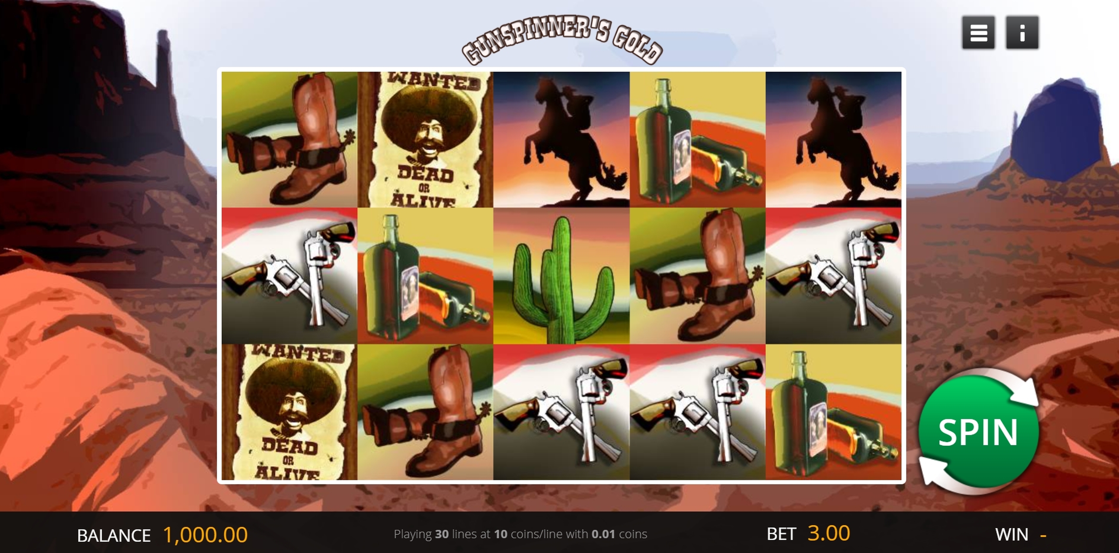 Gunspinner's Gold demo