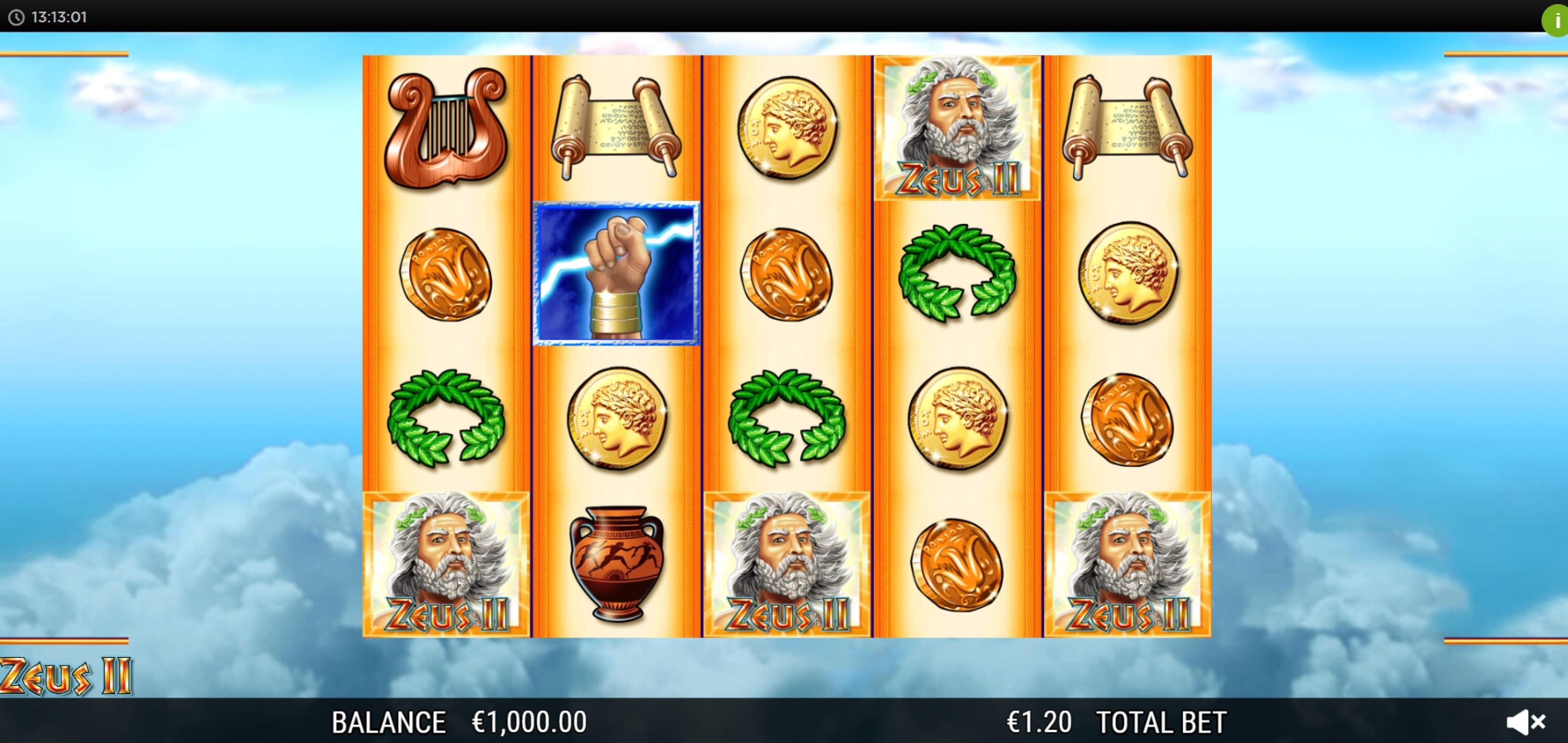 Reels in Zeus 2 Slot Game by WMS
