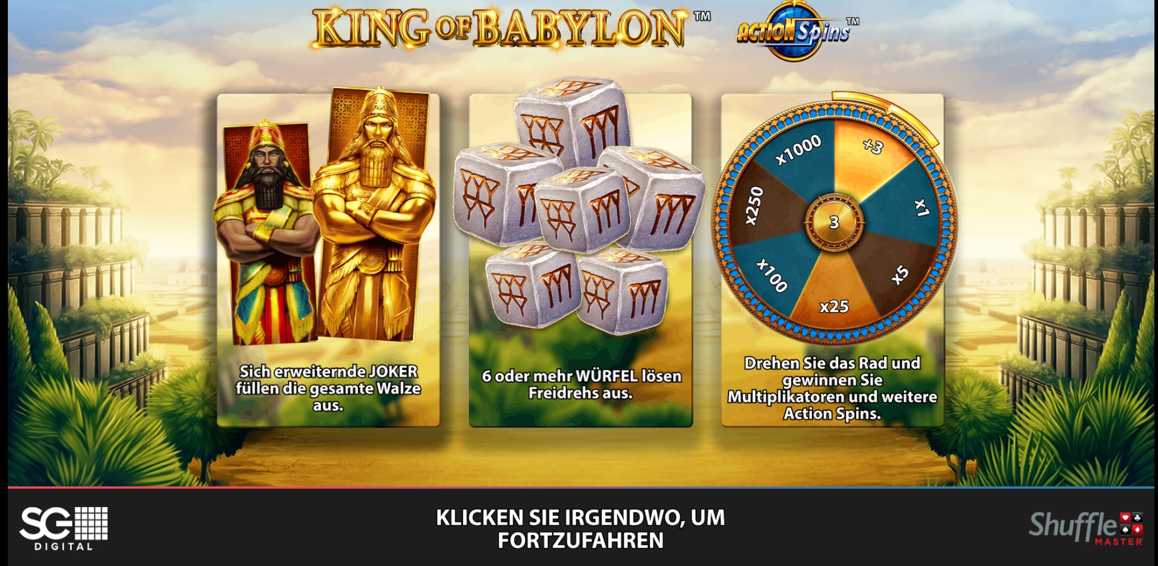 Play King of Babylon Free Casino Slot Game by Shuffle Master